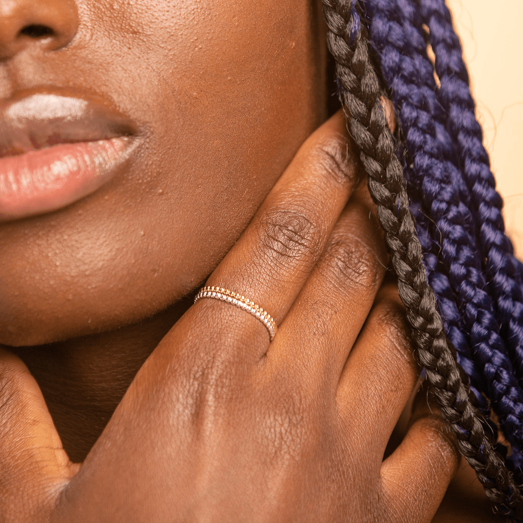 Ball Band Stacker Ring - Camile & Stone