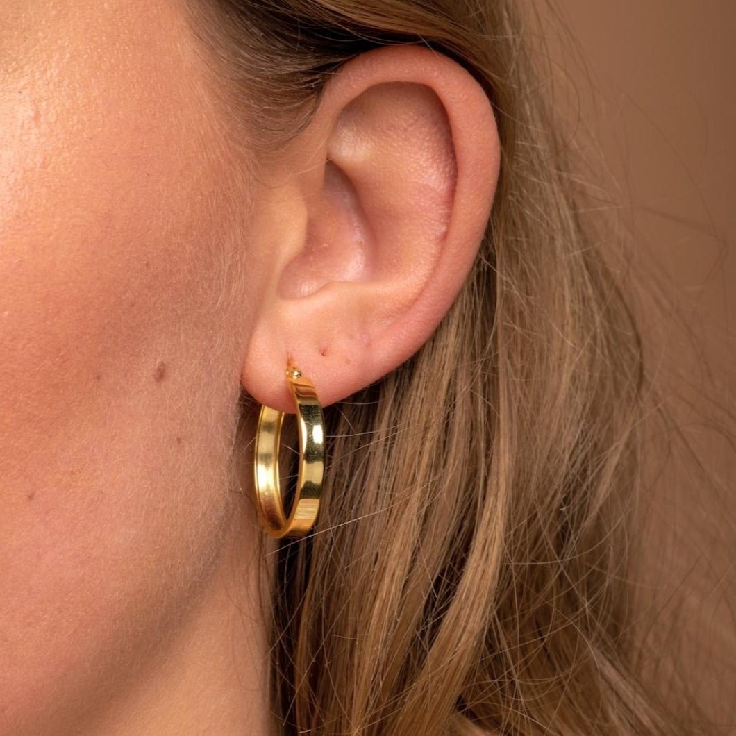 Bold Large Hoop Earrings - Camile & Stone