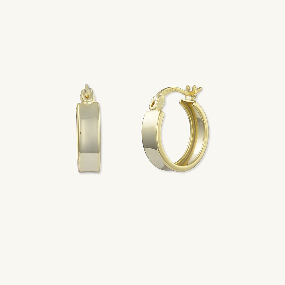 Bold Small Hoop Earrings - Camile & Stone
