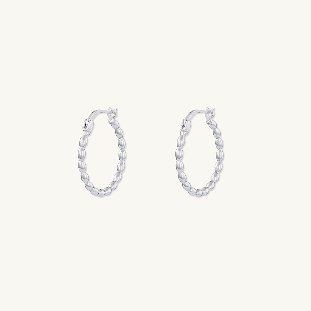 Classic Ball Hoop Earrings - Camile & Stone