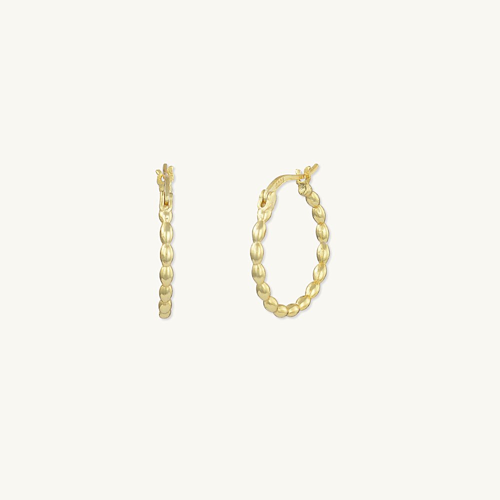 Classic Ball Hoop Earrings - Camile & Stone