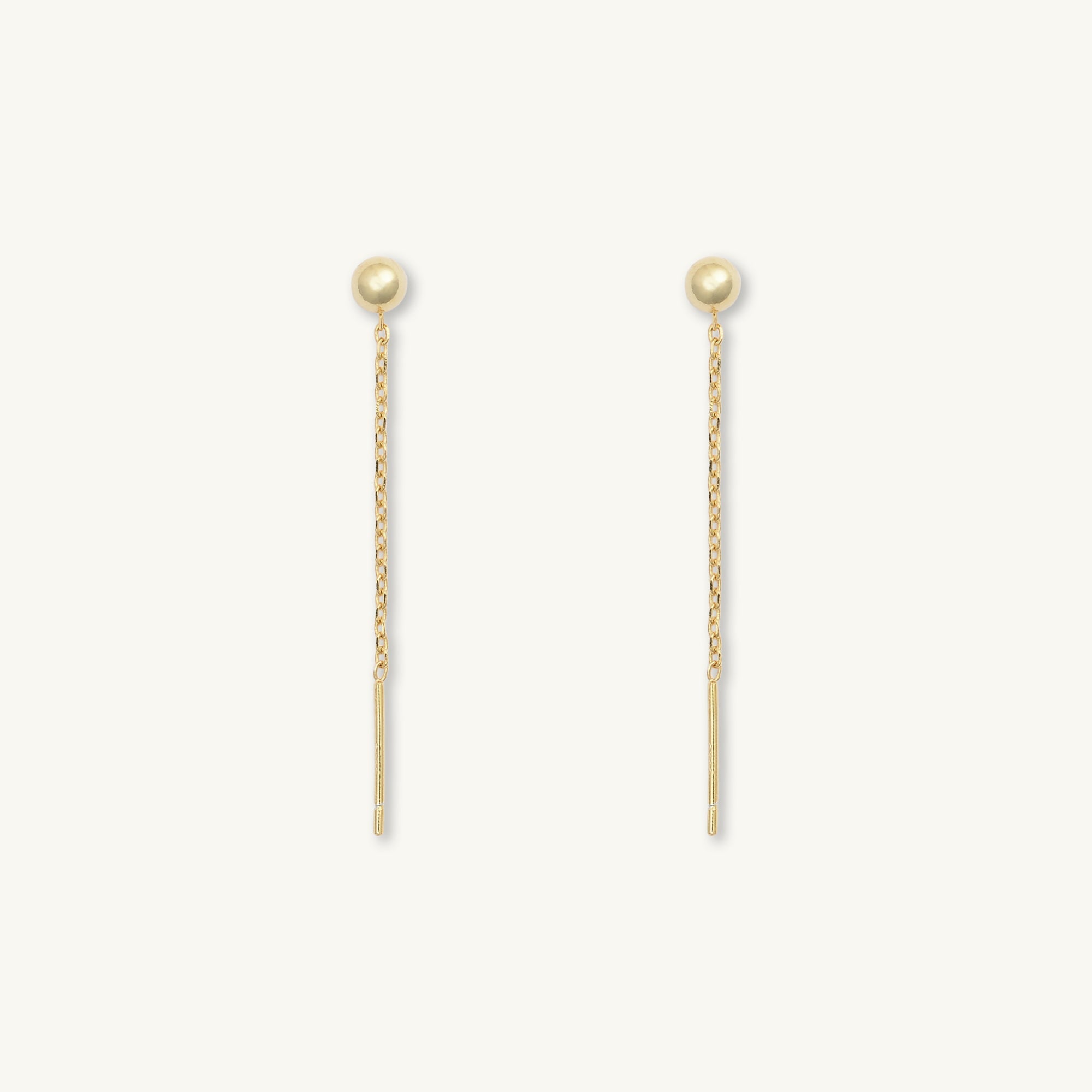 Classic Ball Threader Earrings - Camile & Stone