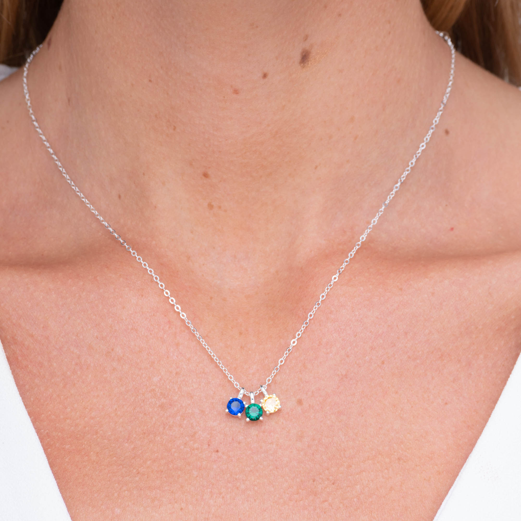Classic Birthstone Necklace September - Camile & Stone