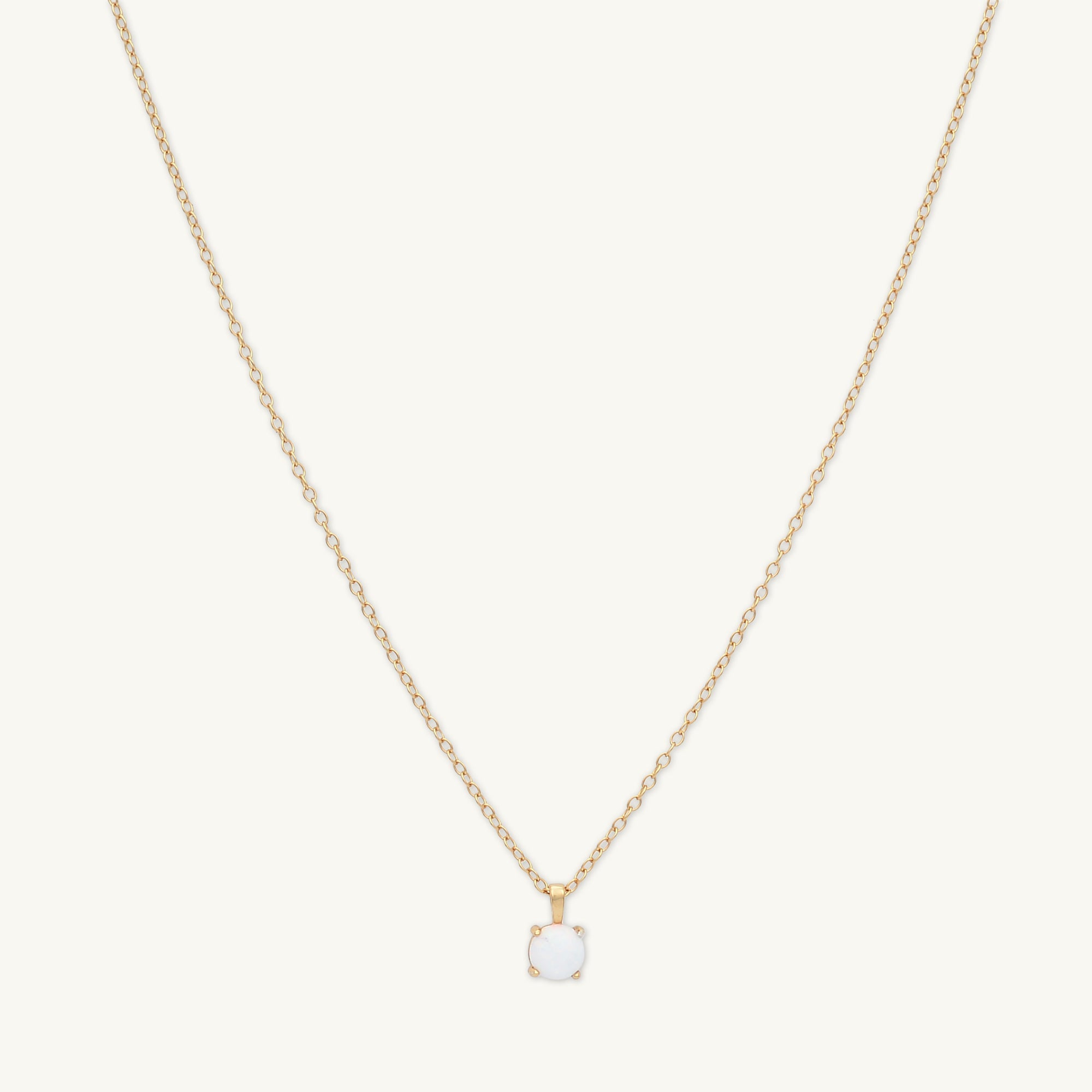 Classic Opal Pendant Necklace - Camile & Stone