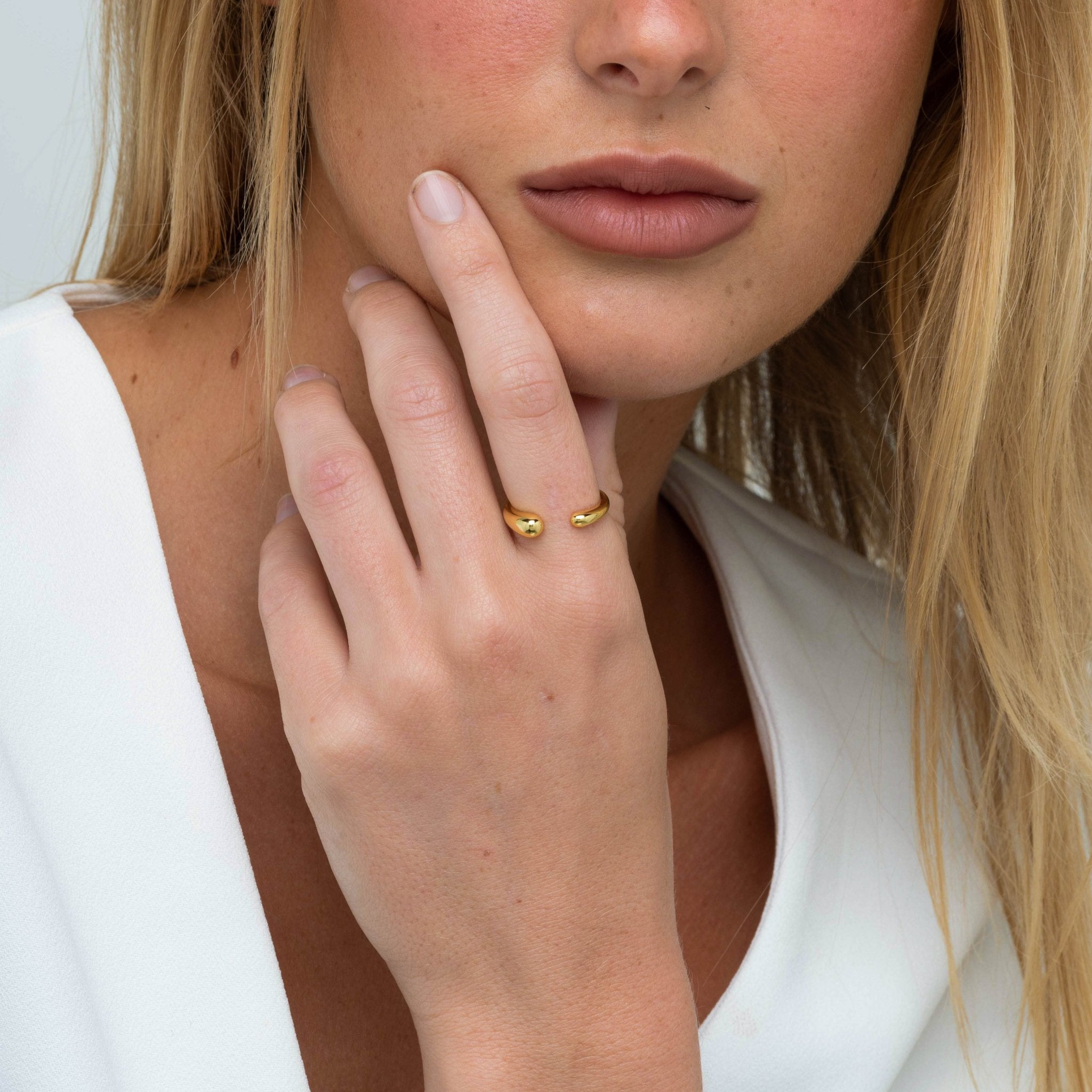 Classic Open Cuff Ring - Camile & Stone
