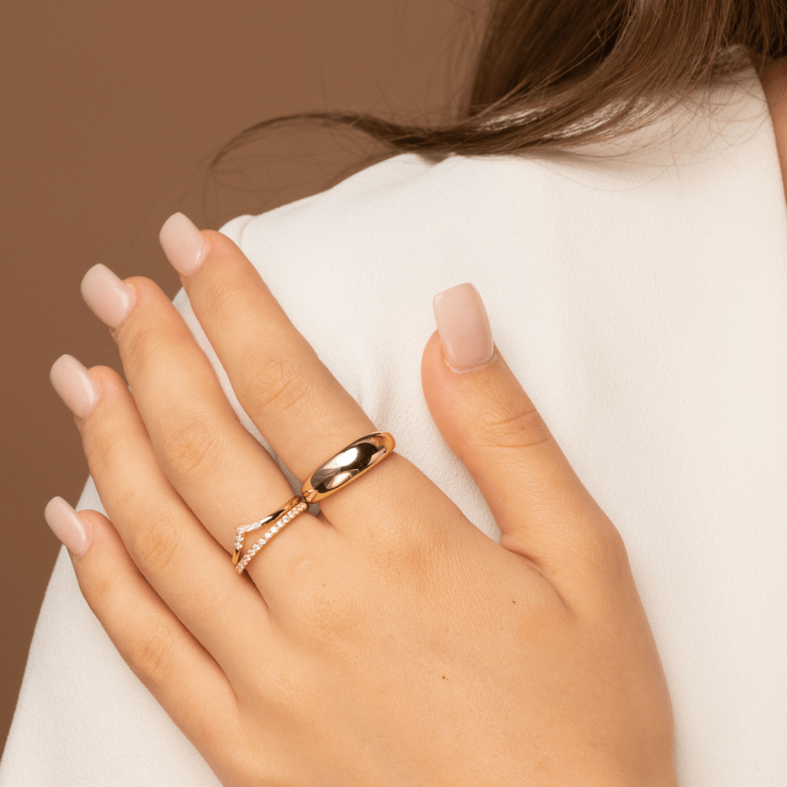 Classic Thick Dome Ring - Camile & Stone