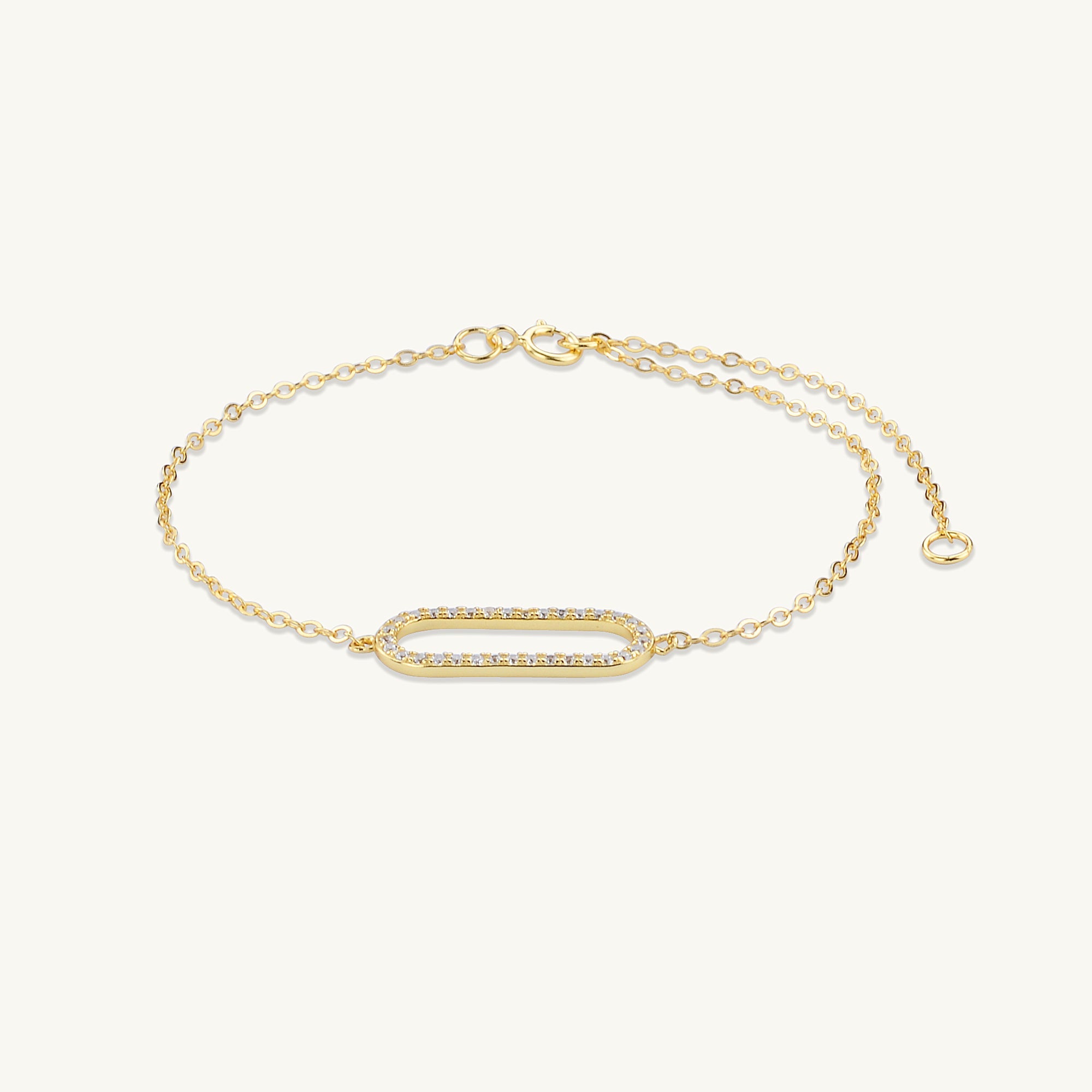 Curved Bar Sapphire Bracelet - Camile & Stone