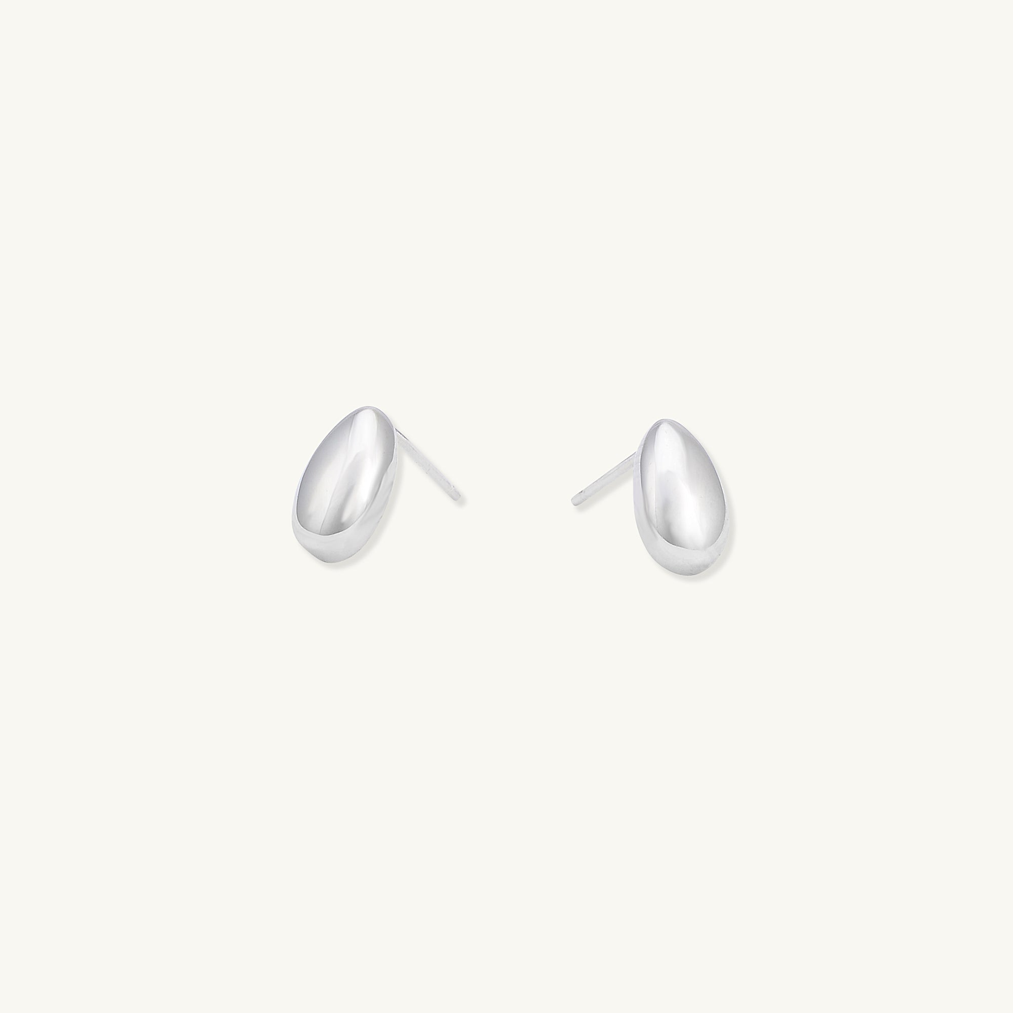Dome Waterdrop Stud Earrings - Camile & Stone