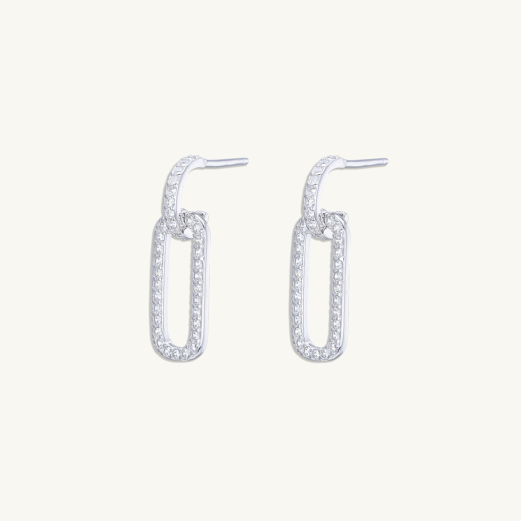 Interlocking Sapphire Earrings - Camile & Stone