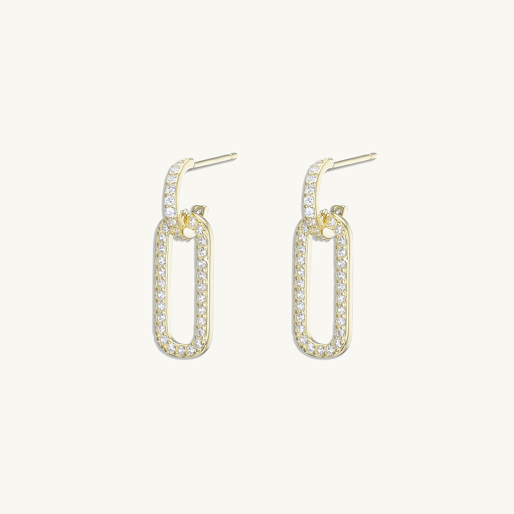 Interlocking Sapphire Earrings - Camile & Stone