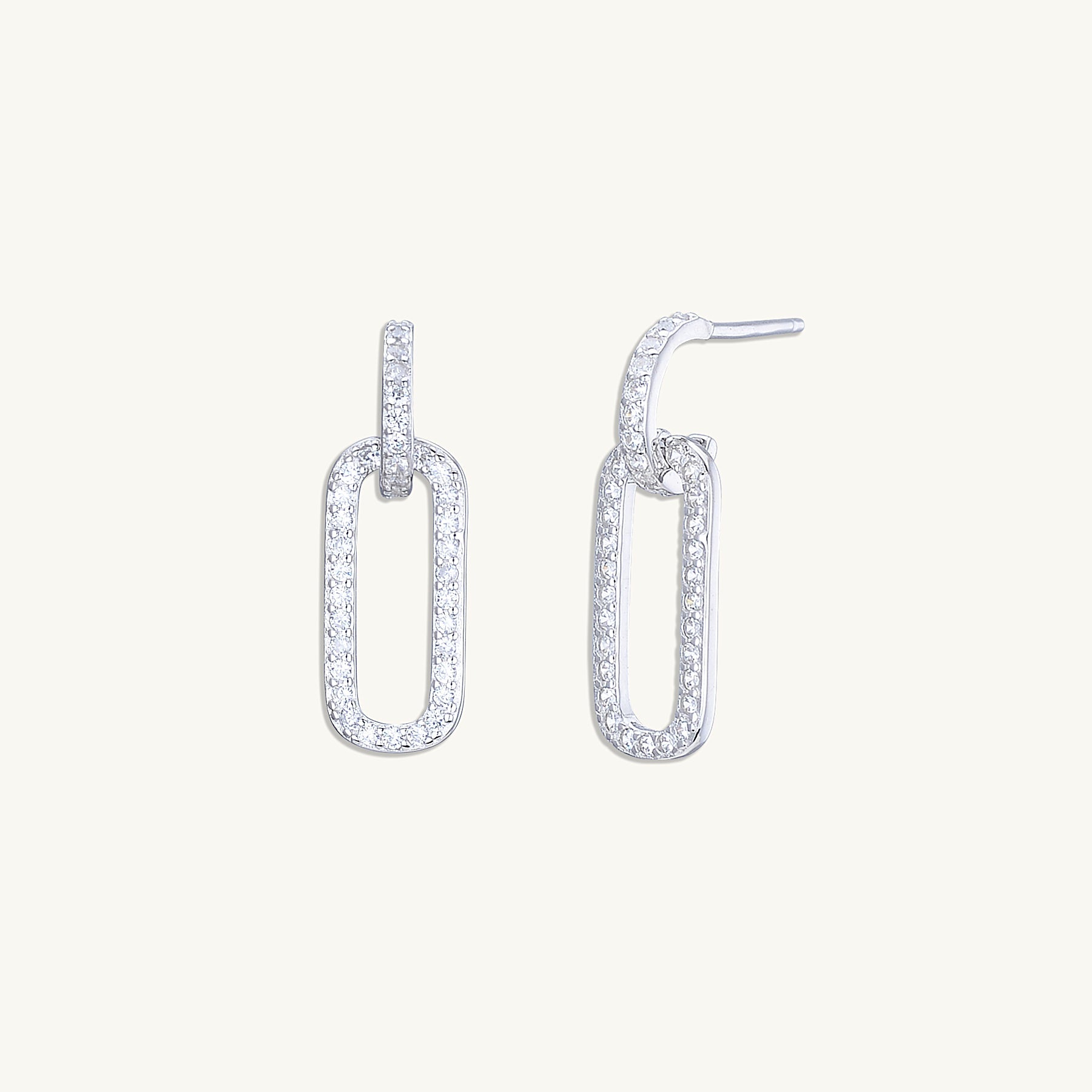Interlocking Sapphire Earrings - Camile & Stone