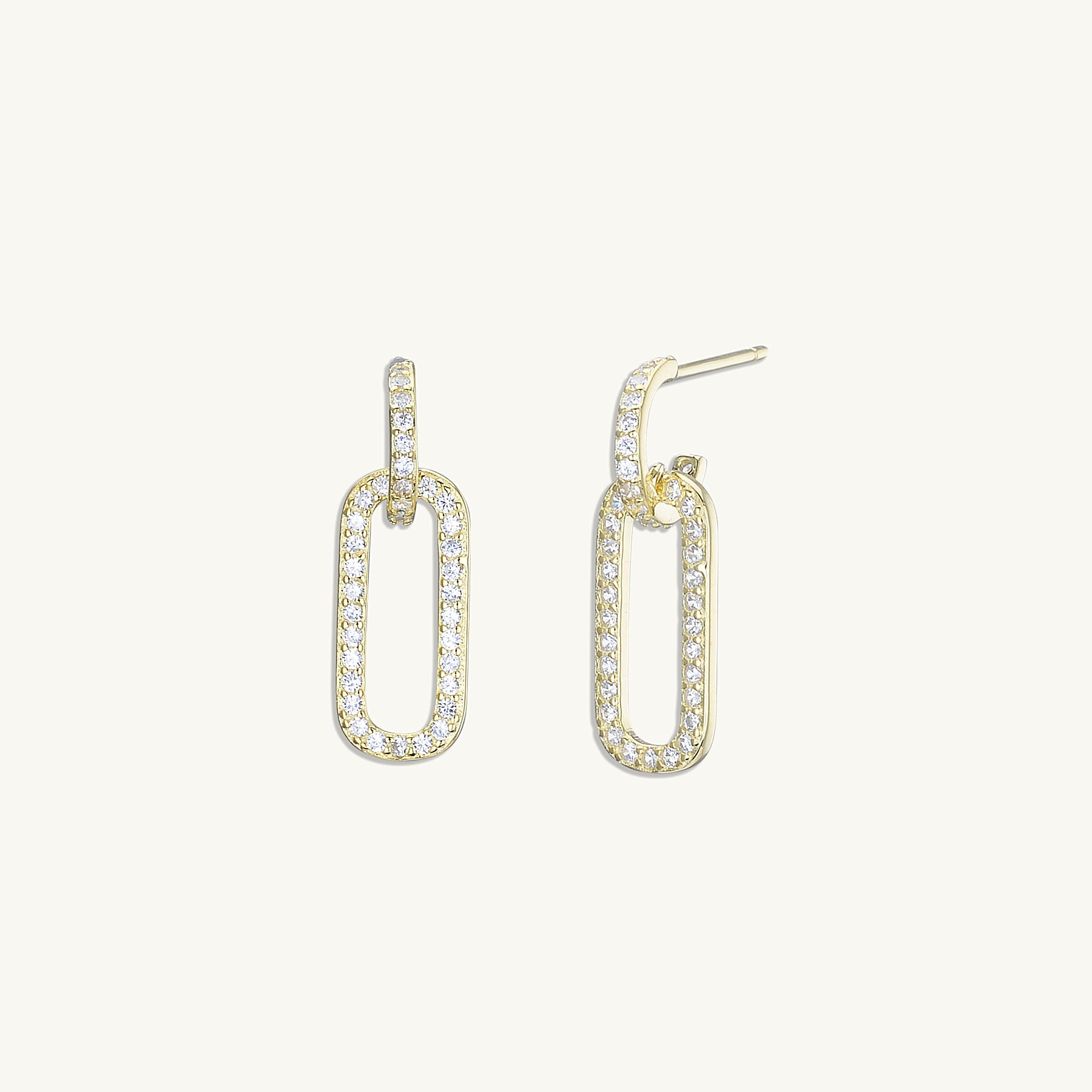 Interlocking Sapphire Earrings - Camile & Stone