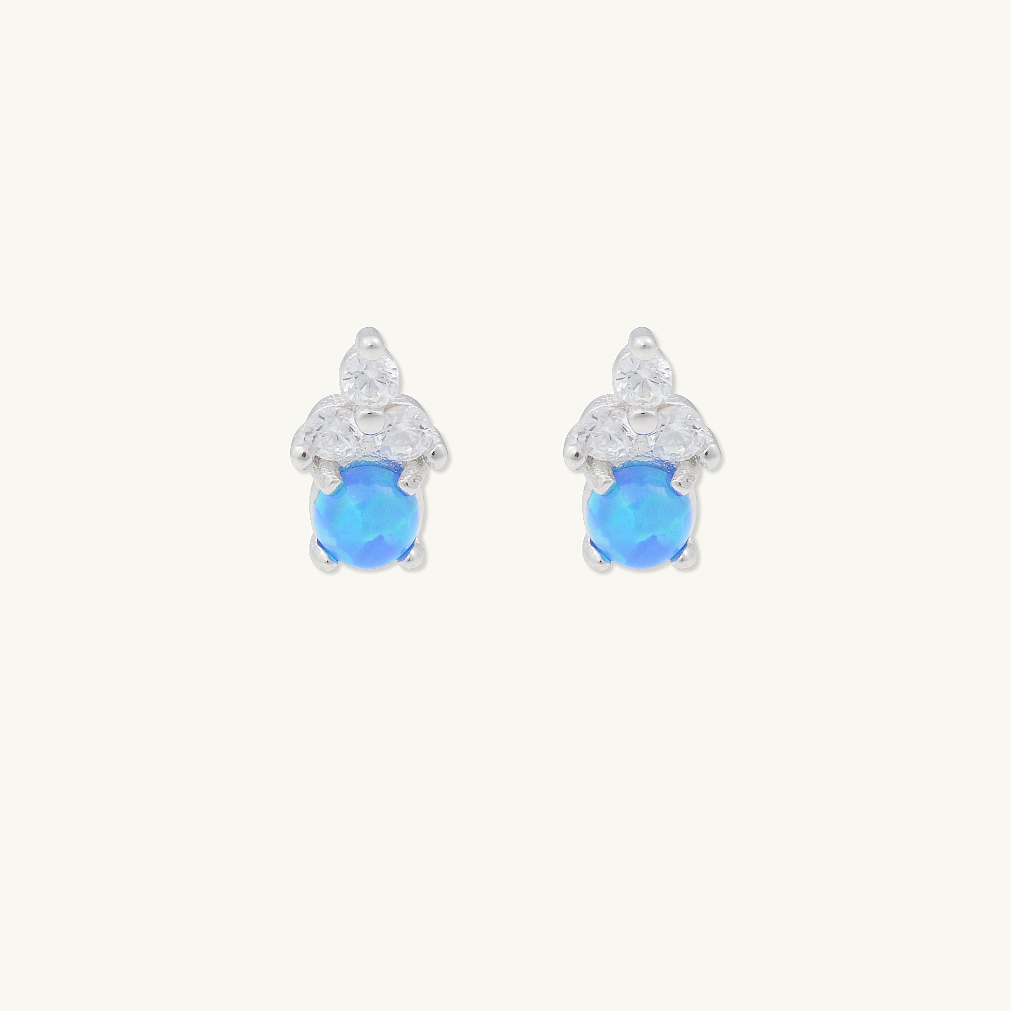 Lotus Opal Sapphire Earrings - Camile & Stone