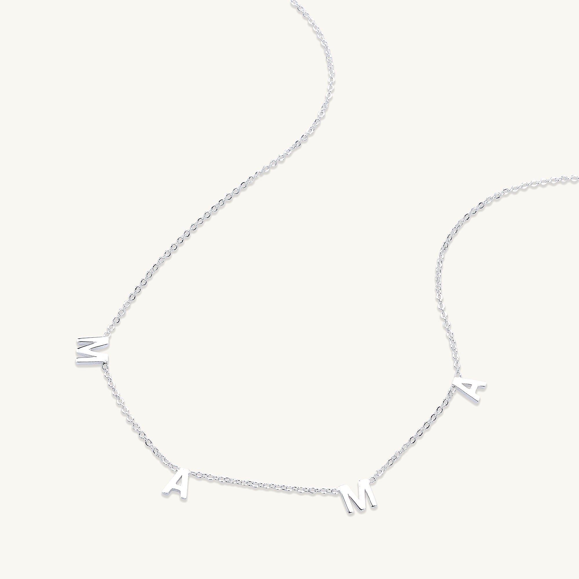 Mama Letter Chain Necklace - Camile & Stone