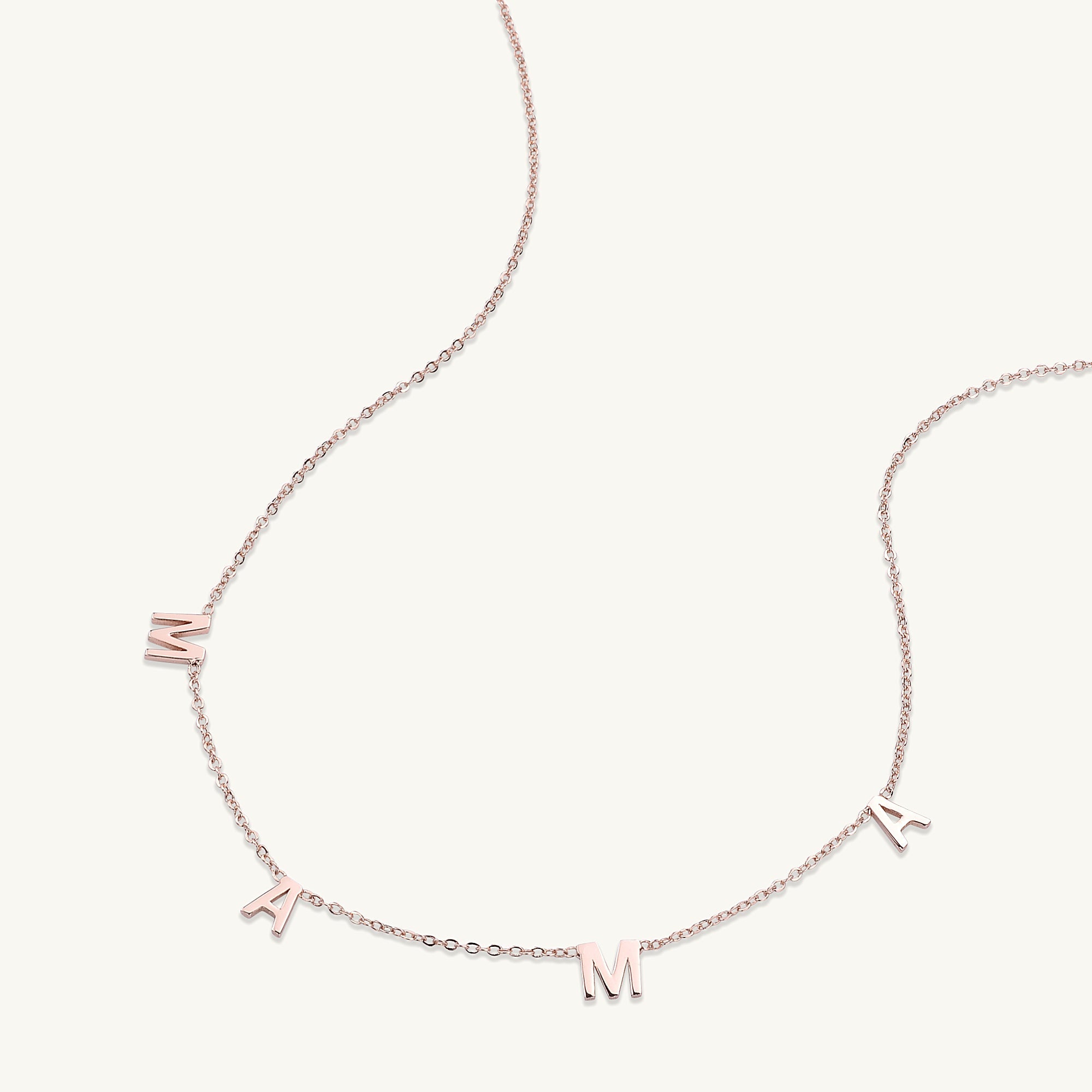 Mama Letter Chain Necklace - Camile & Stone