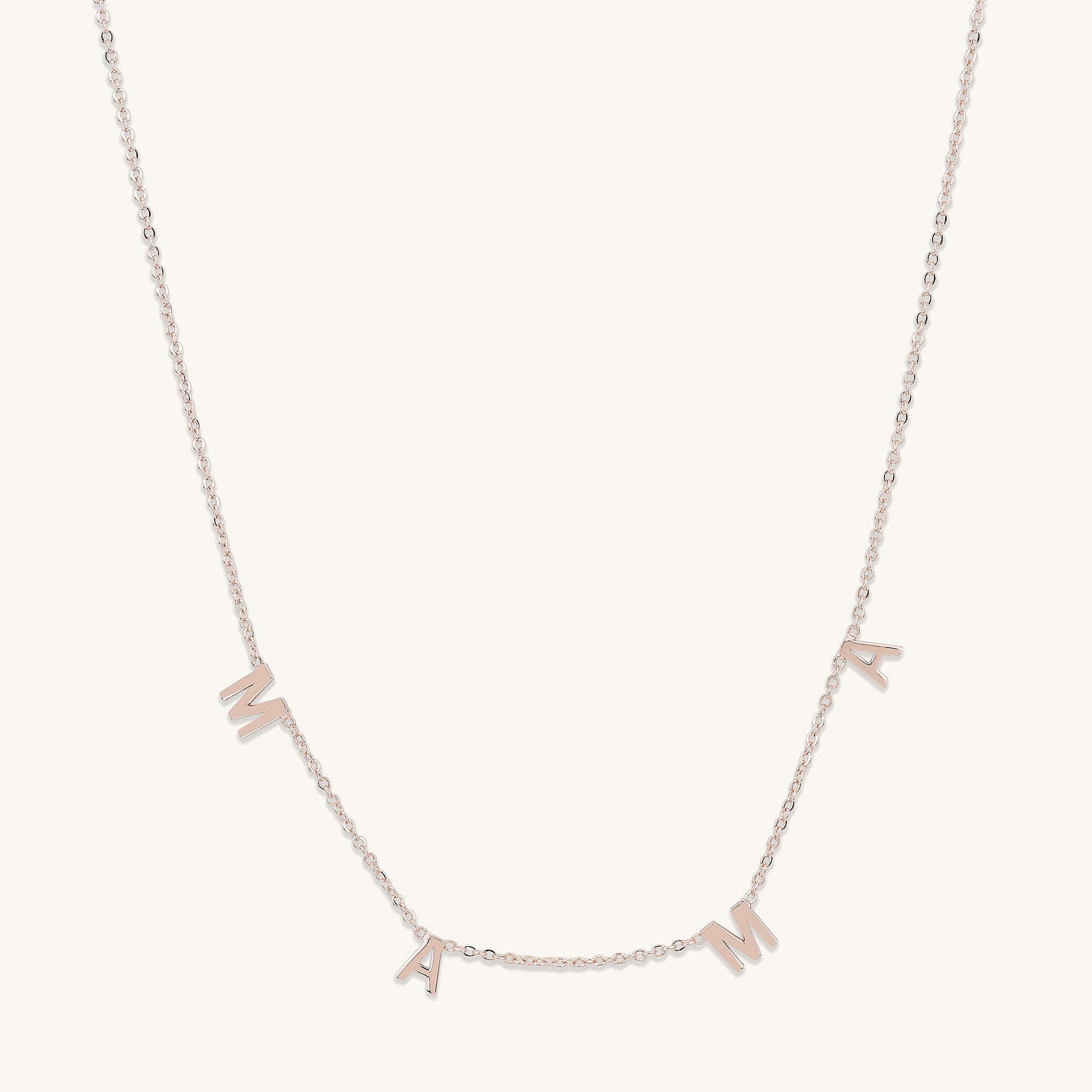 Mama Letter Chain Necklace - Camile & Stone