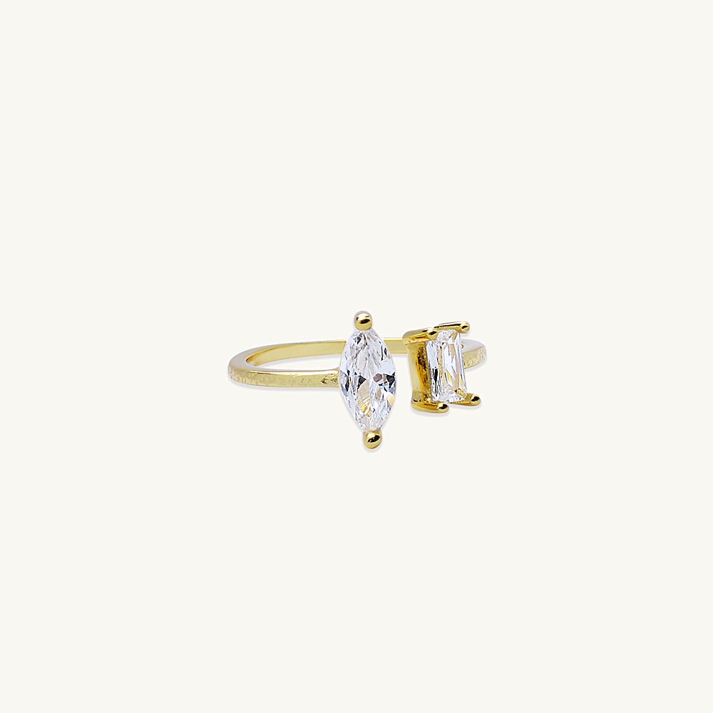 Marquise Open Band Ring - Camile & Stone