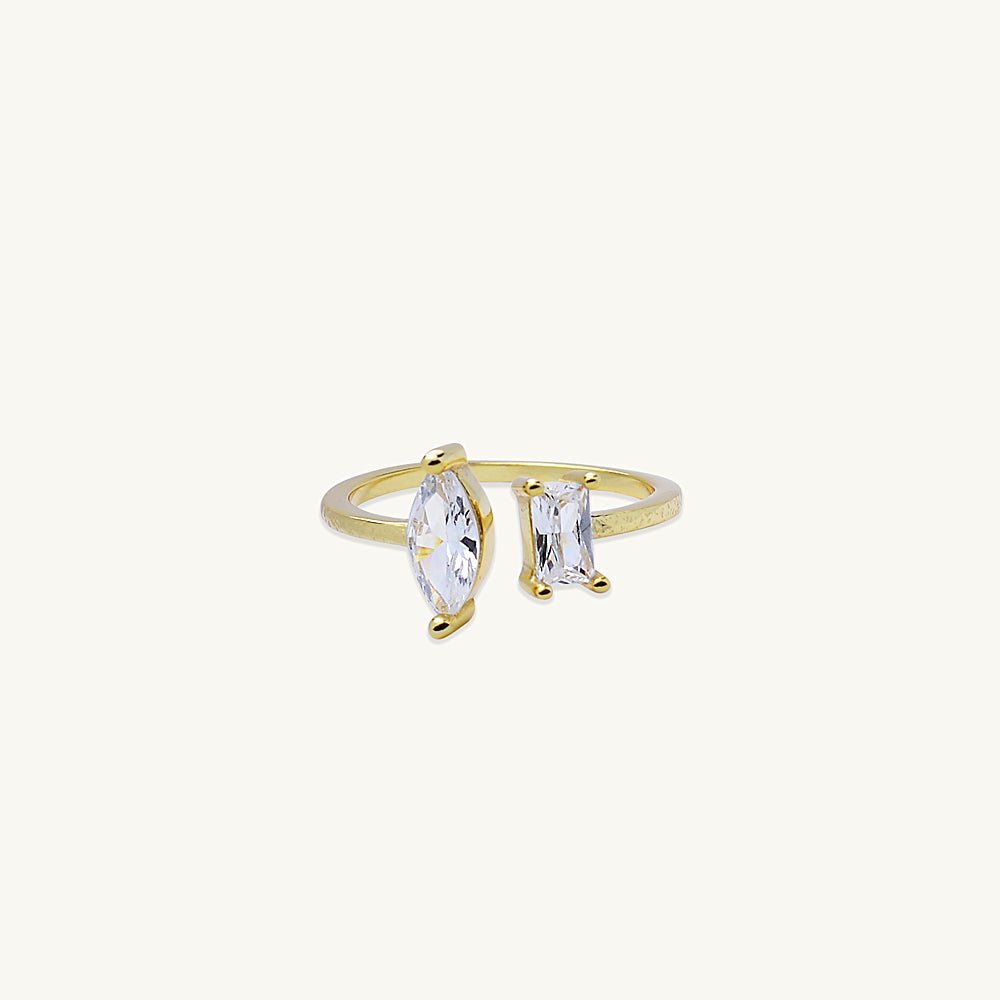 Marquise Open Band Ring - Camile & Stone