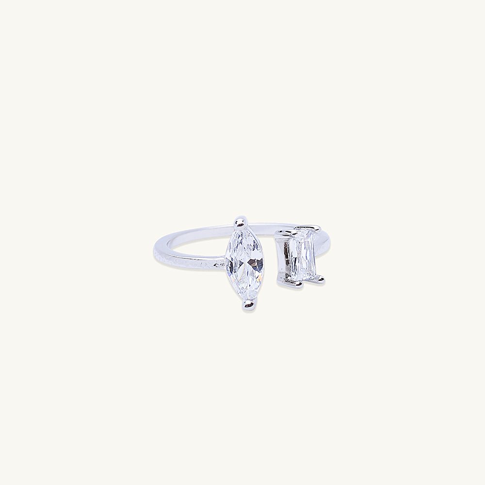Marquise Open Band Ring - Camile & Stone