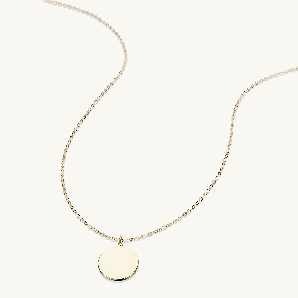 Medallion Coin Pendant Necklace - Camile & Stone