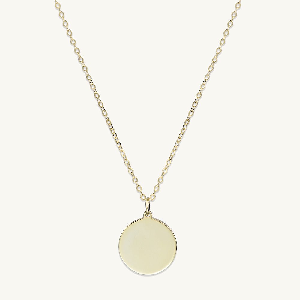 Medallion Coin Pendant Necklace - Camile & Stone