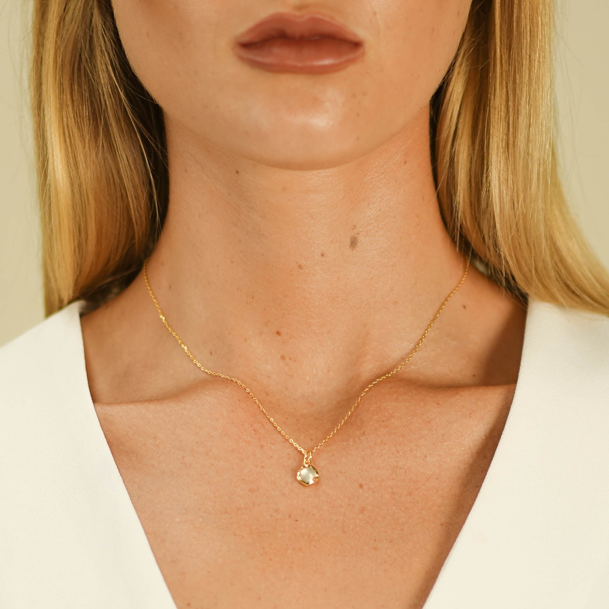 Moonstone Pendant Necklace - Camile & Stone