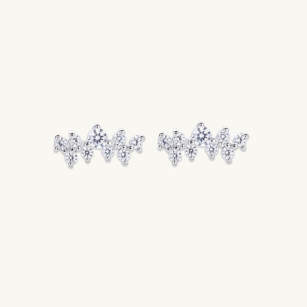 Starry Cluster Sapphire Stud Earrings - Camile & Stone