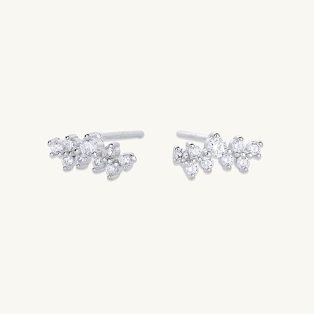 Starry Cluster Sapphire Stud Earrings - Camile & Stone