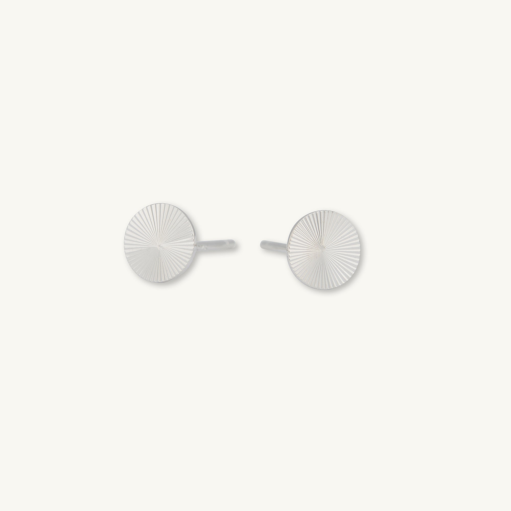 Sunbeam Disc Stud Earrings - Camile & Stone