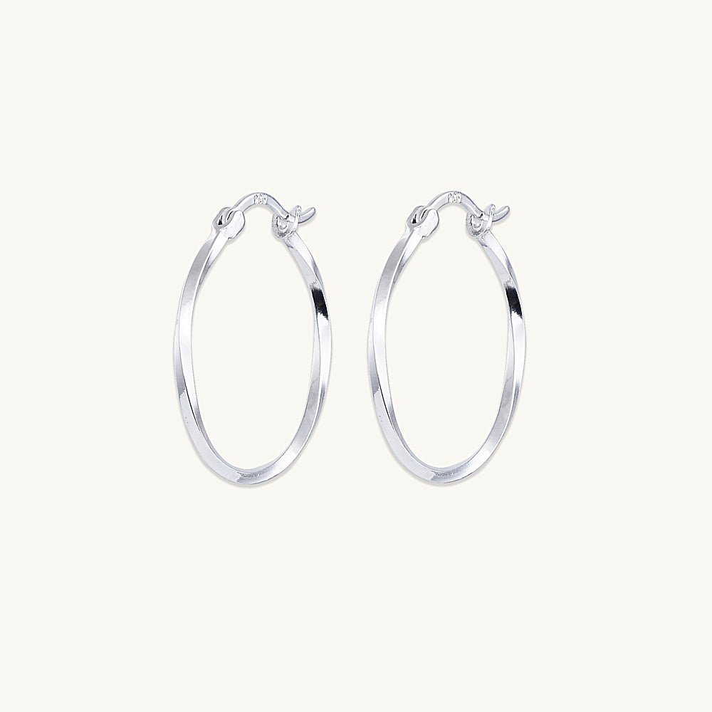 Swirl Hoop Earrings - Camile & Stone