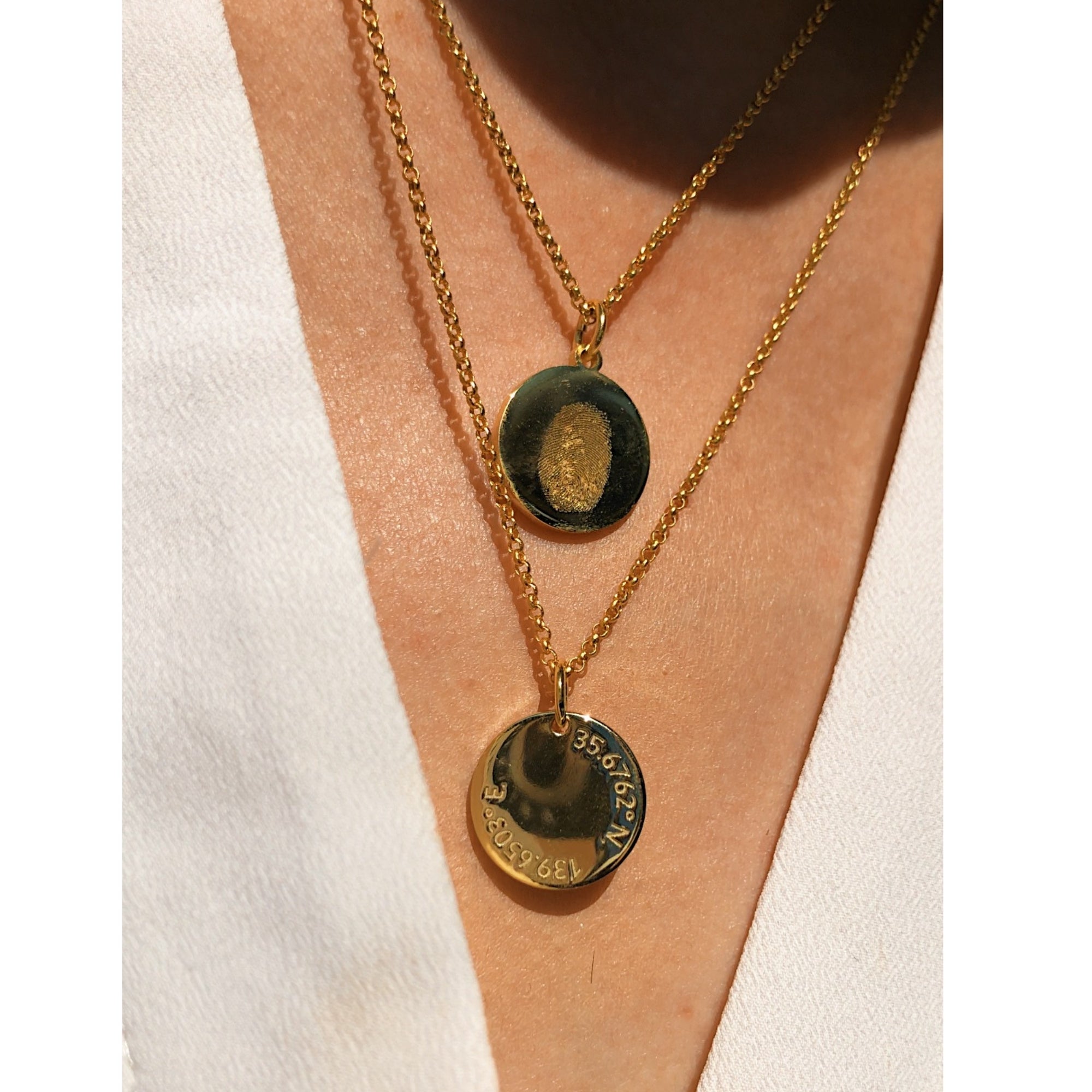 The Original Fingerprint Necklace - Camile & Stone