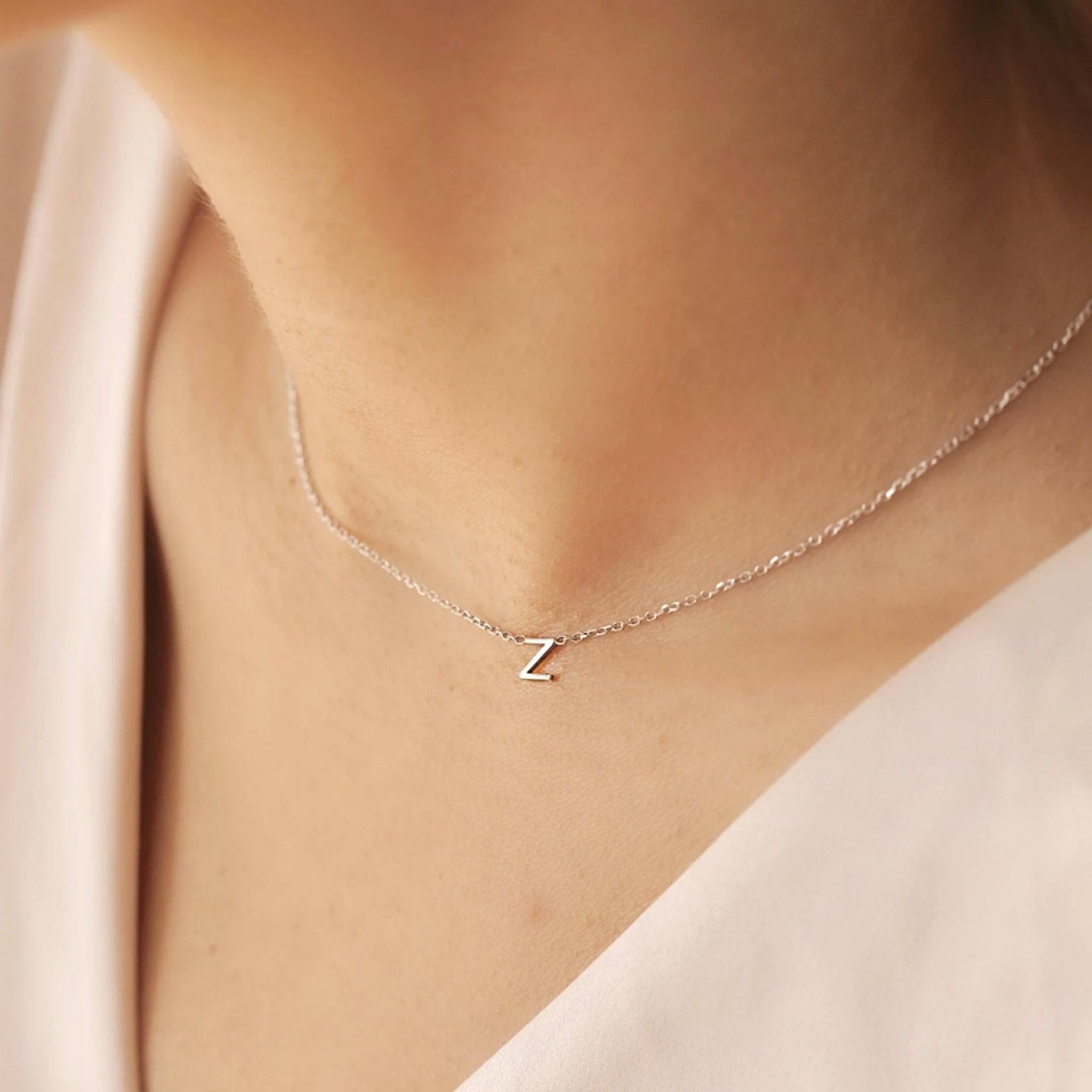 The Original Single Initial Letter Necklace - Camile & Stone