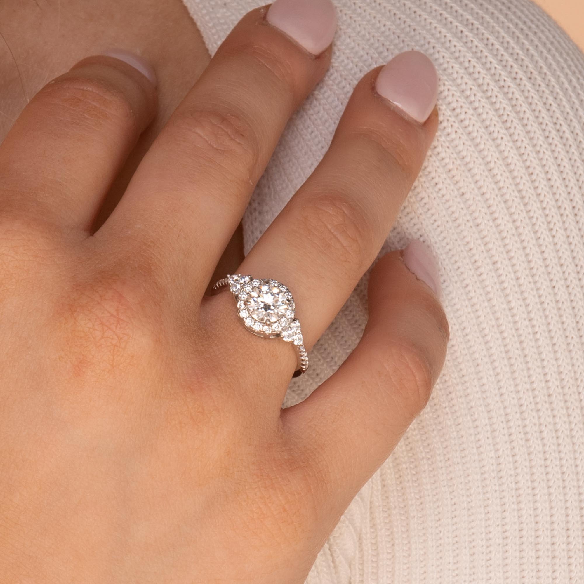 1.0 ct The Audrey Moissanite Diamond Ring - Camile & Stone
