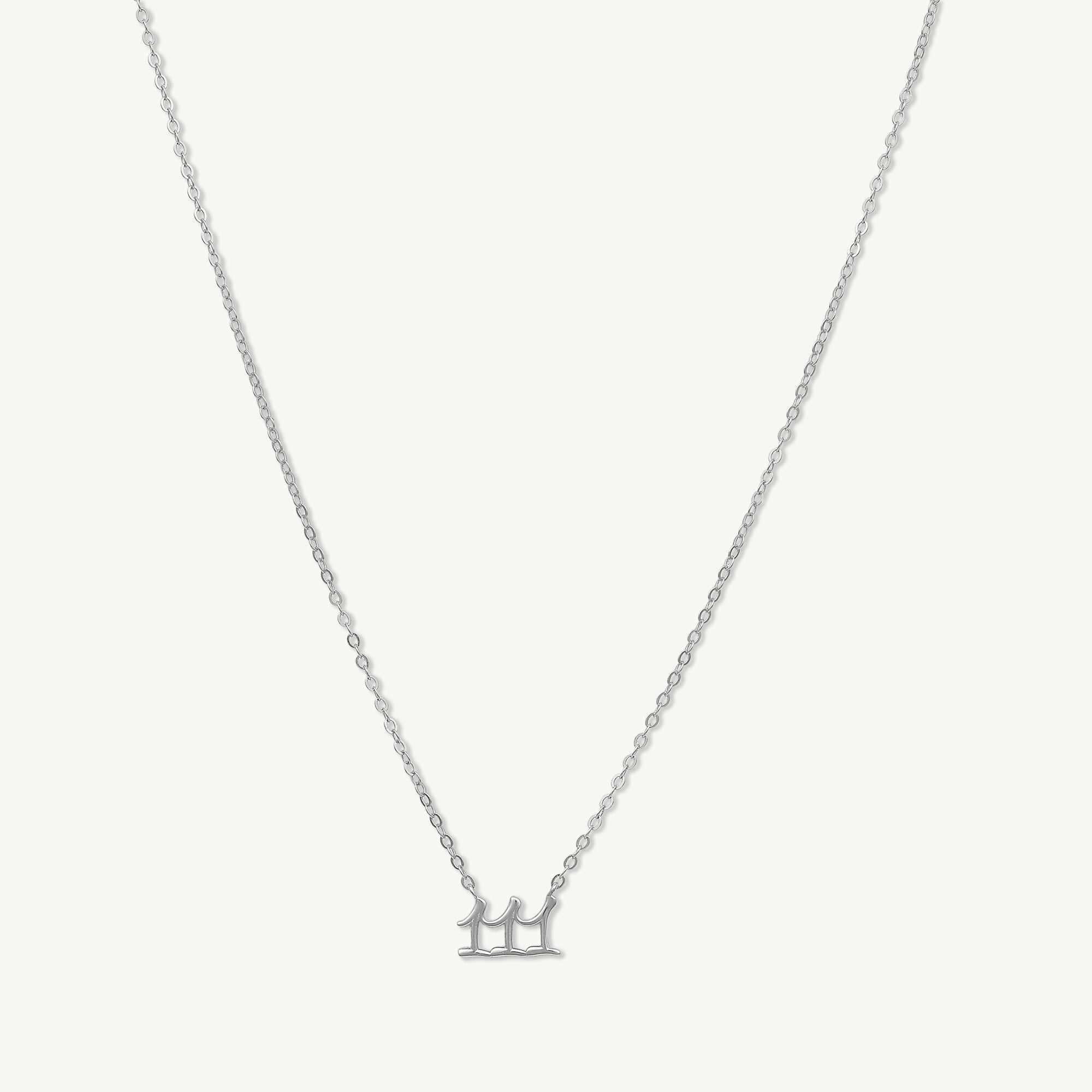 111 Angel Number Pendant Necklace - Camile & Stone