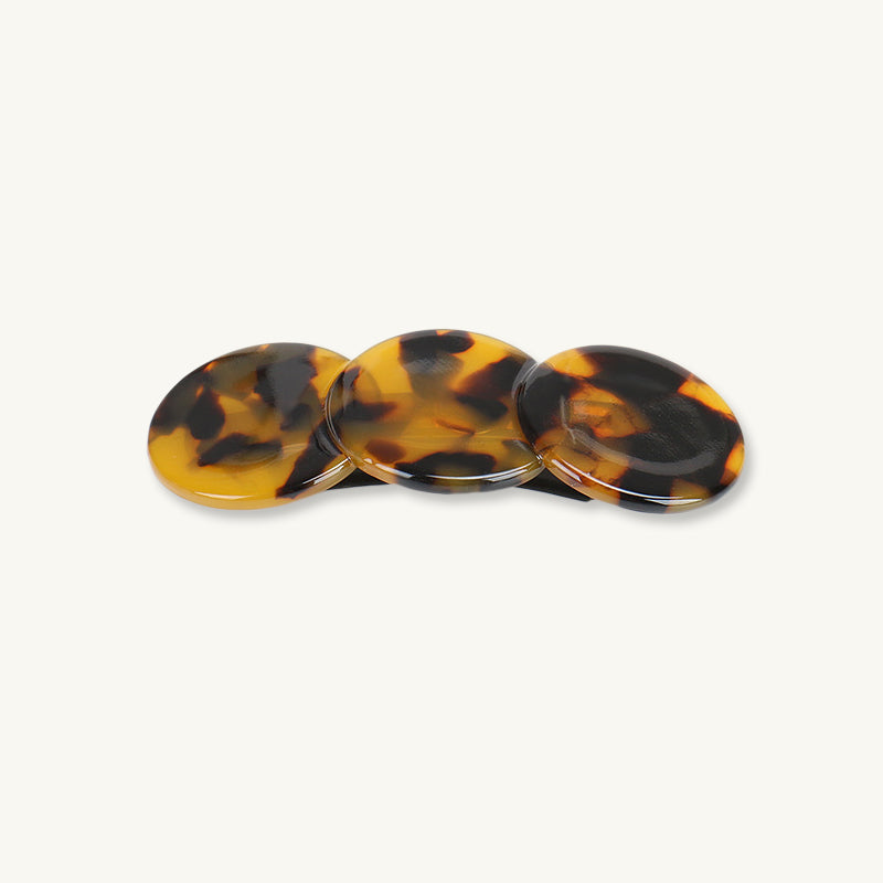 Classic Tortoiseshell Trio French Hair Clip