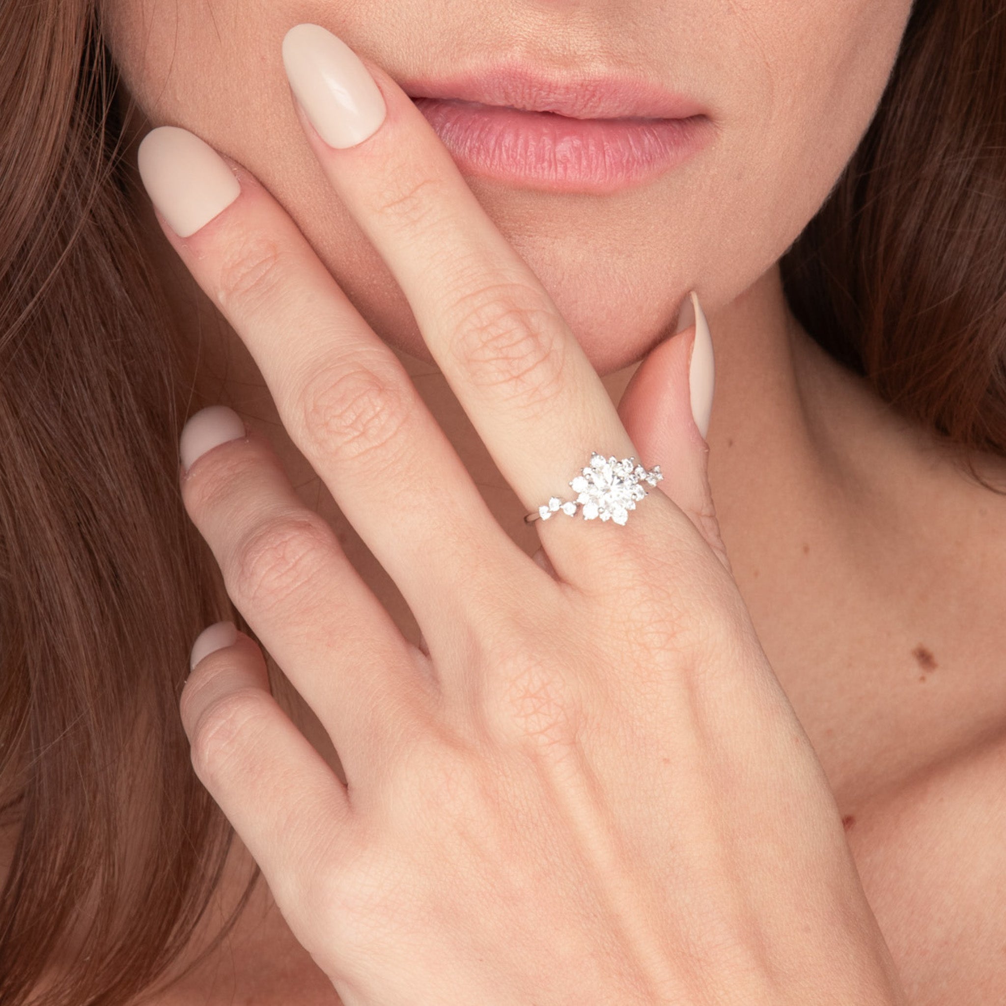 1ct The Lindsey Moissanite Diamond Engagement Ring - Camile & Stone