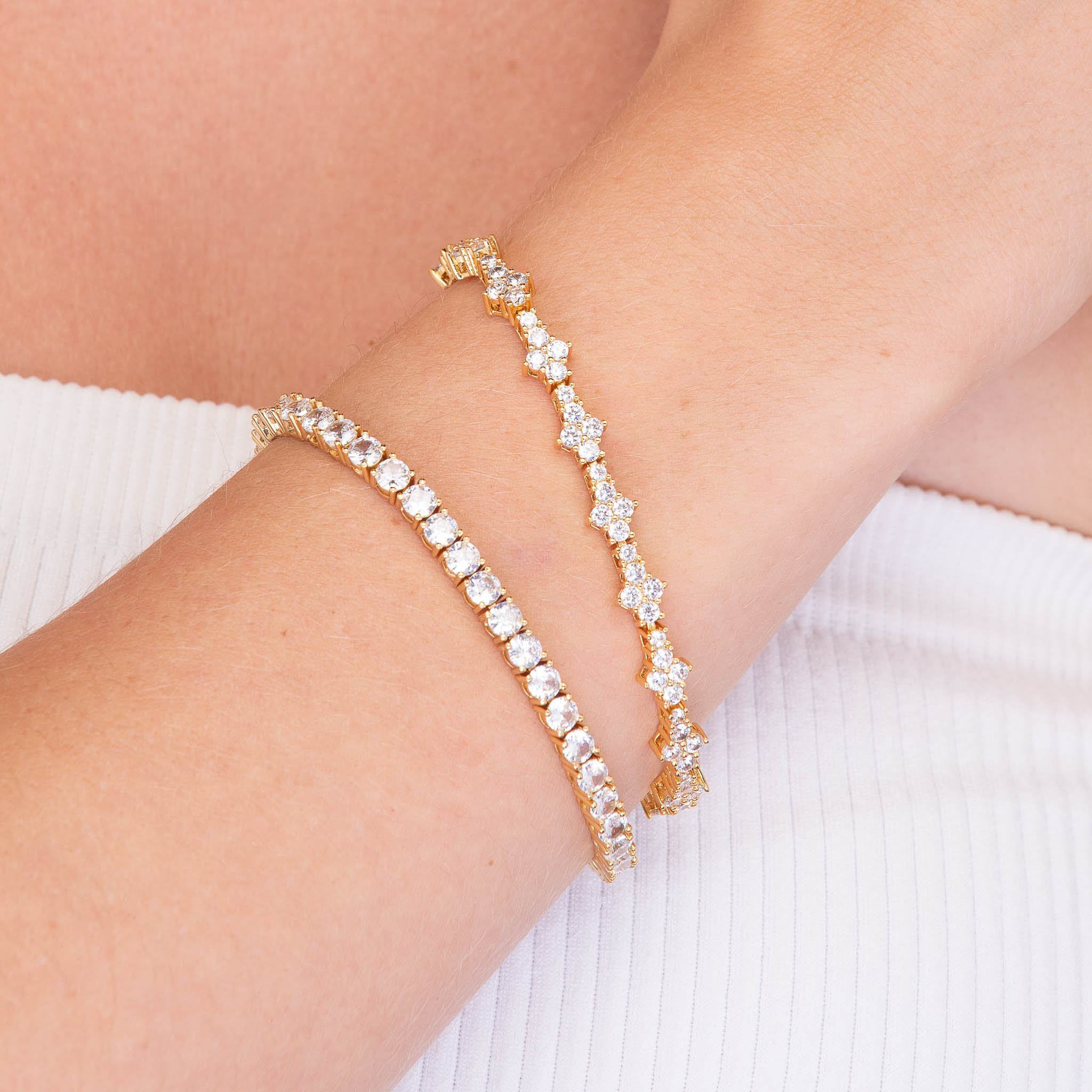 4mm Tennis Chain Unisex Bracelet - Camile & Stone