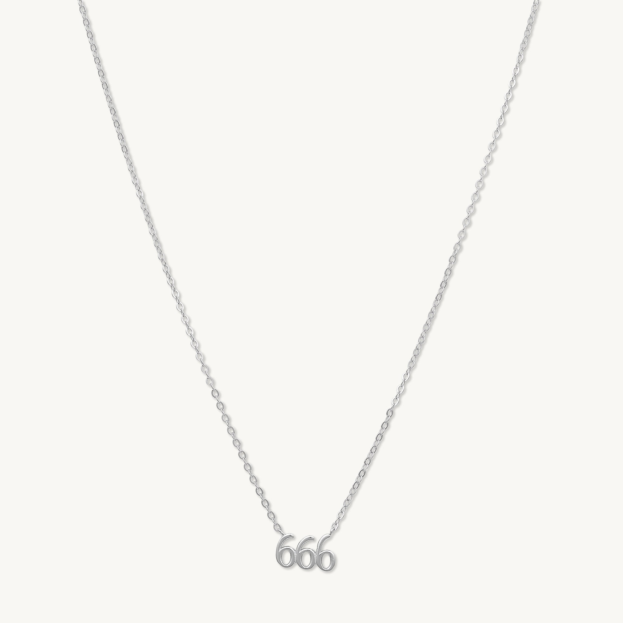 666 Angel Number Pendant Necklace - Camile & Stone