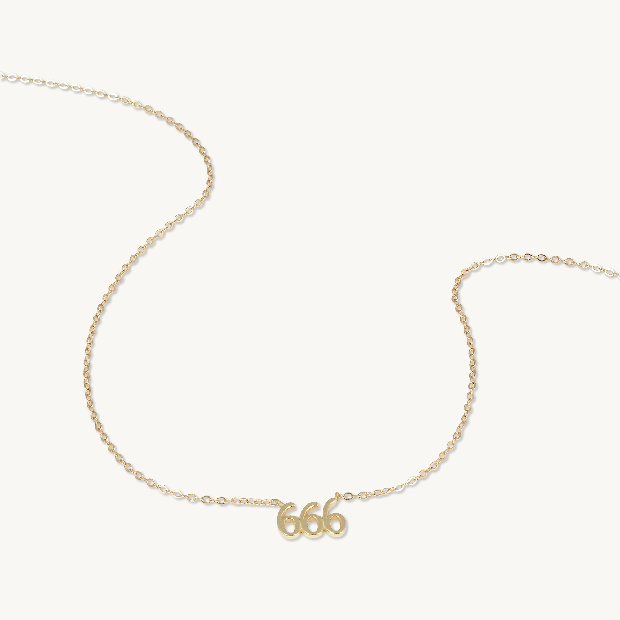 666 Angel Number Pendant Necklace - Camile & Stone