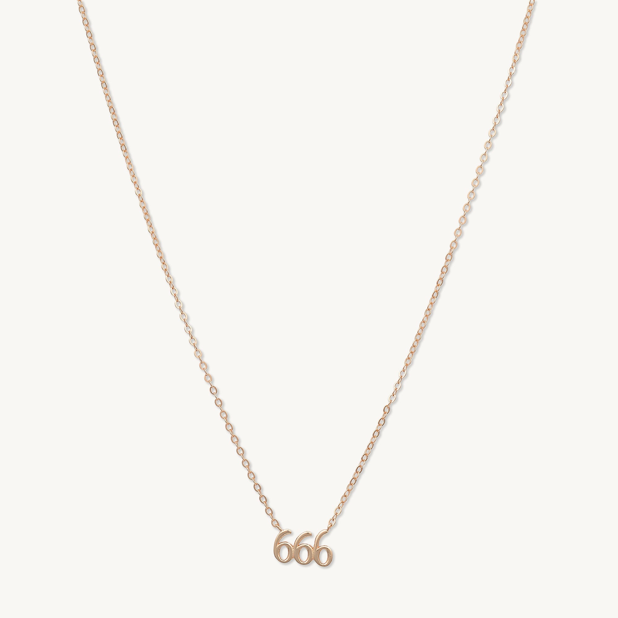 666 Angel Number Pendant Necklace - Camile & Stone