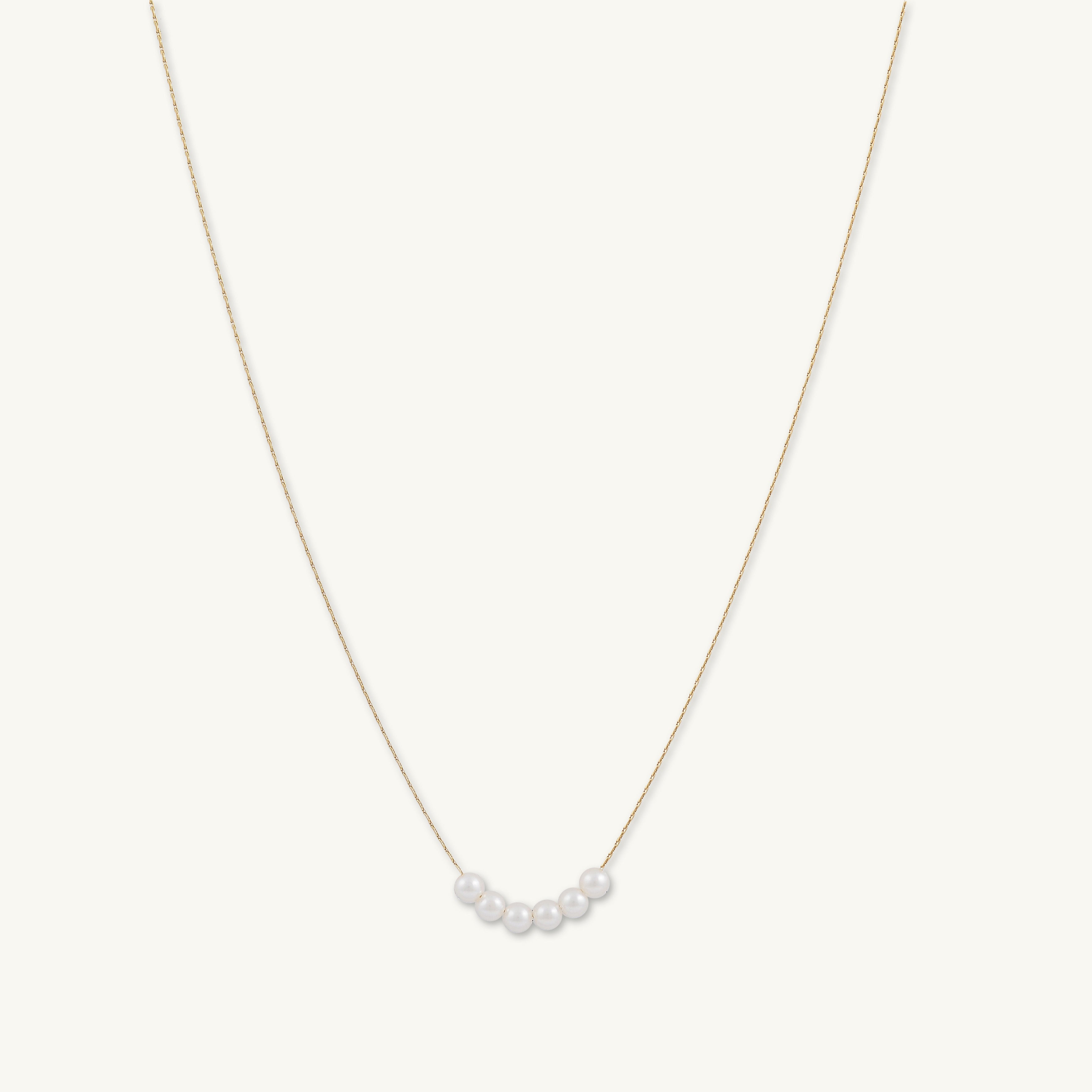 Pearl Boat Trace Necklace