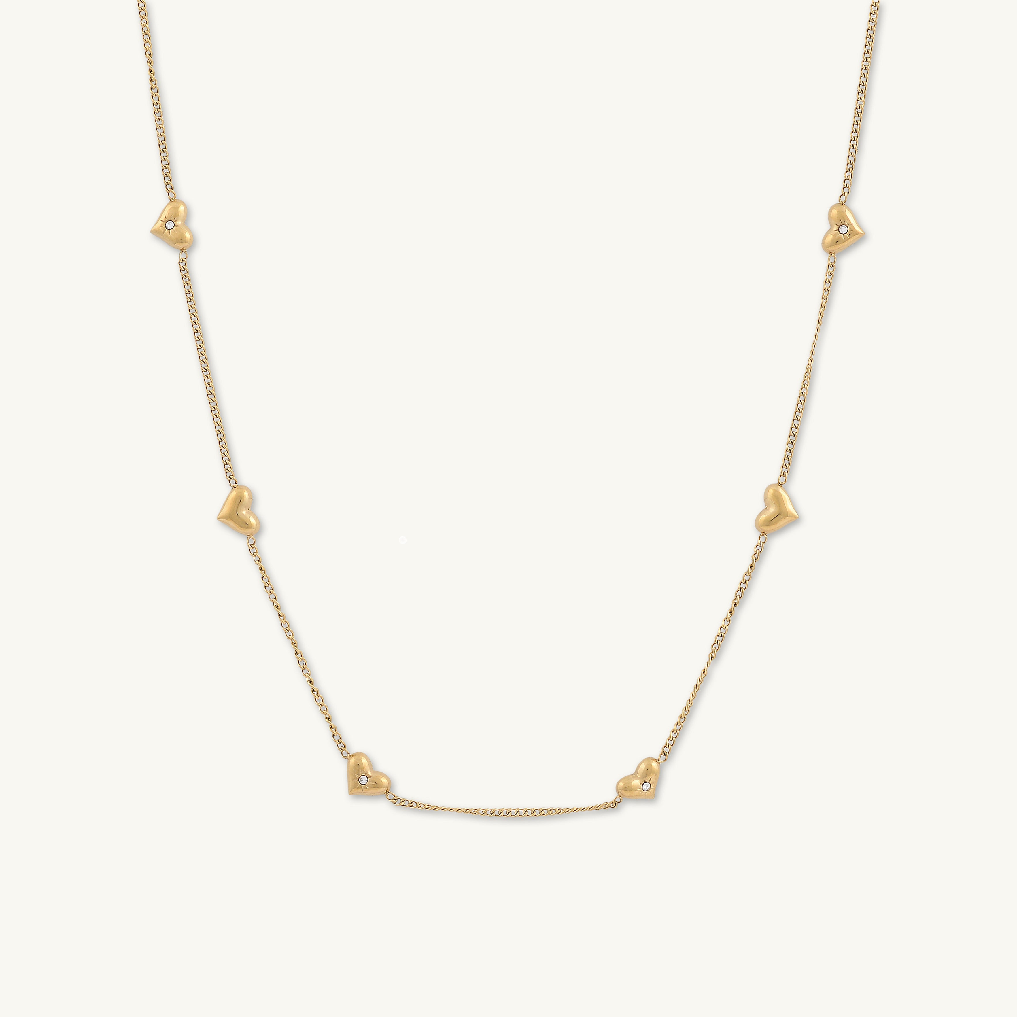 Heart Station Celestial Necklace