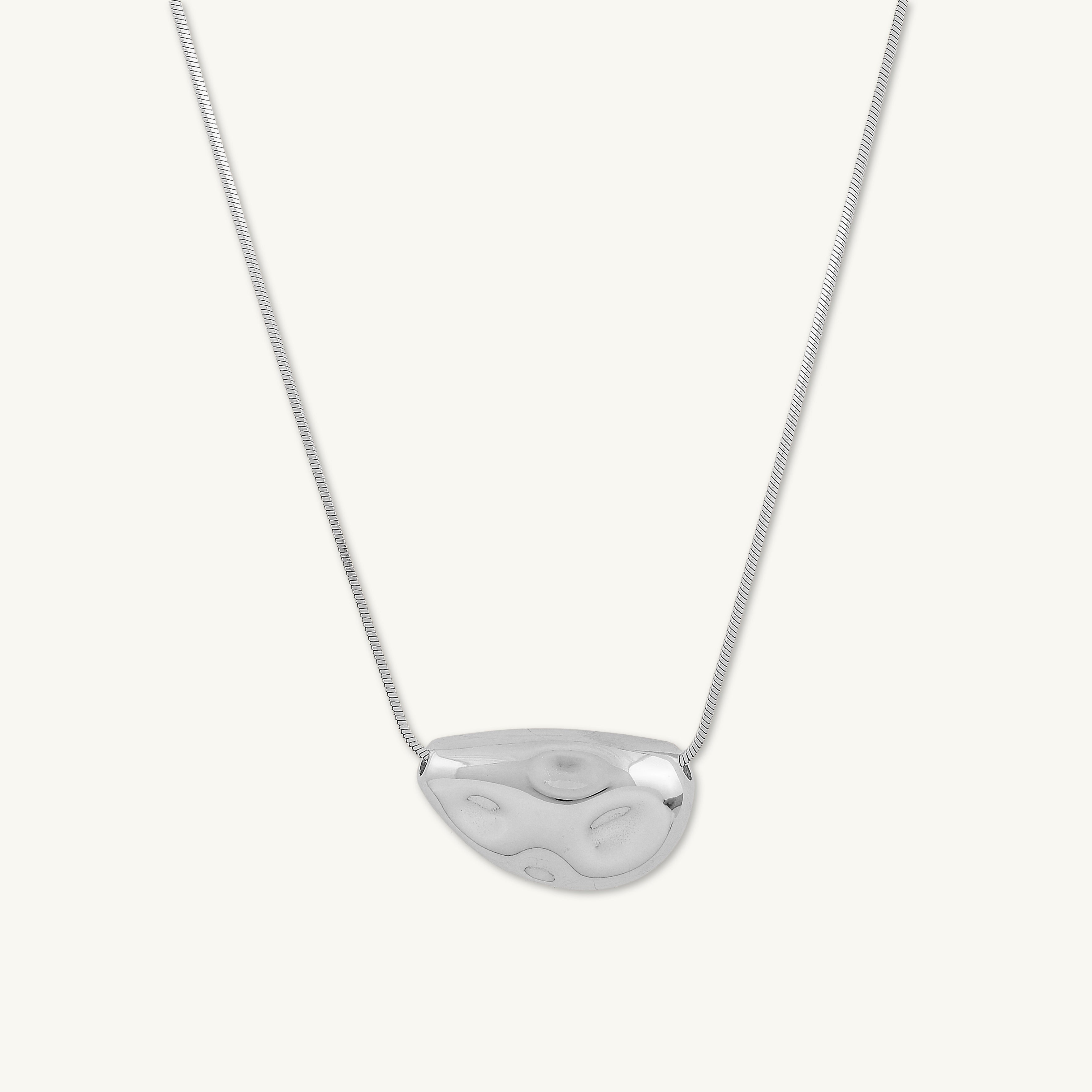 Hailey Molten Pebble Snake Necklace