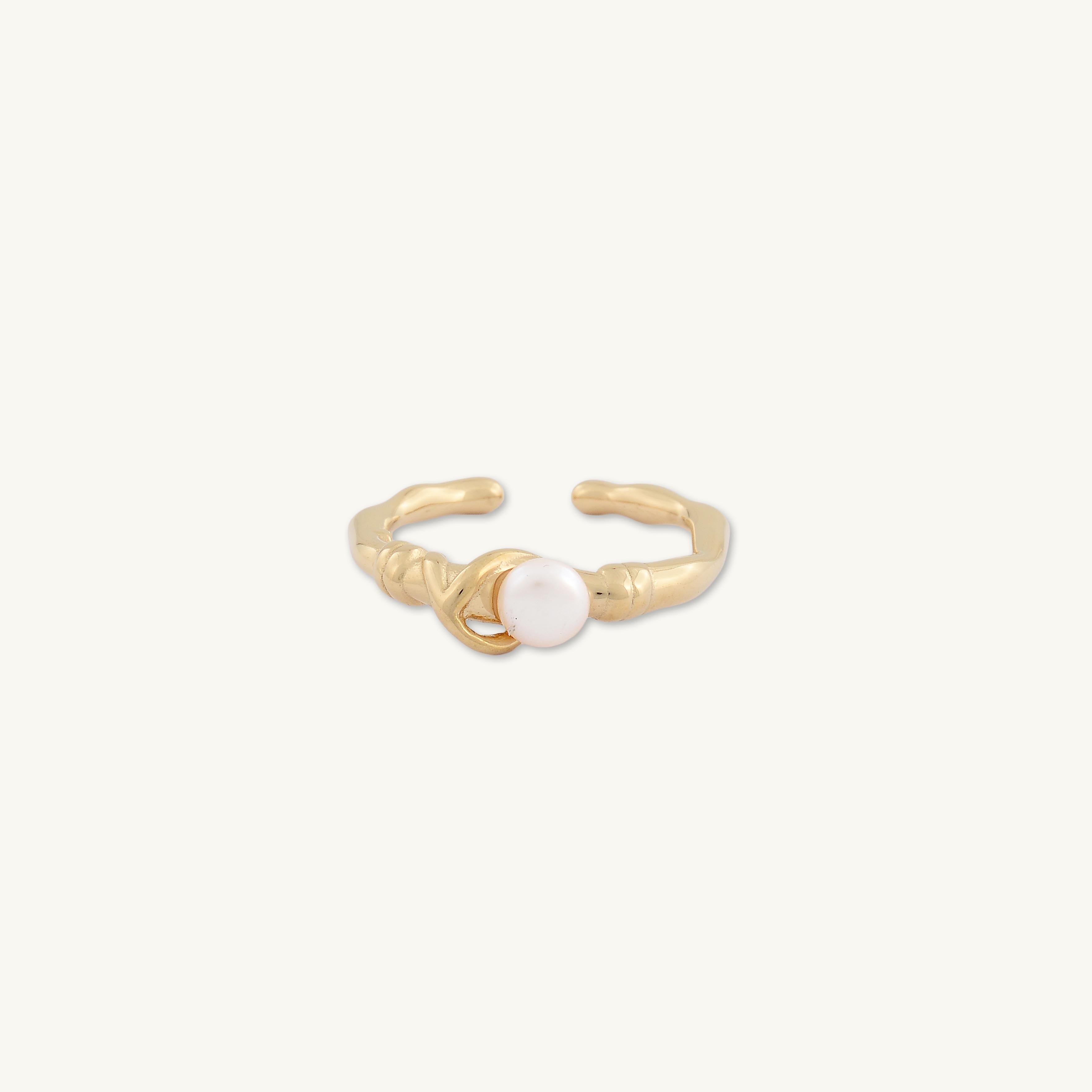 Aspen Pearl Open Ring