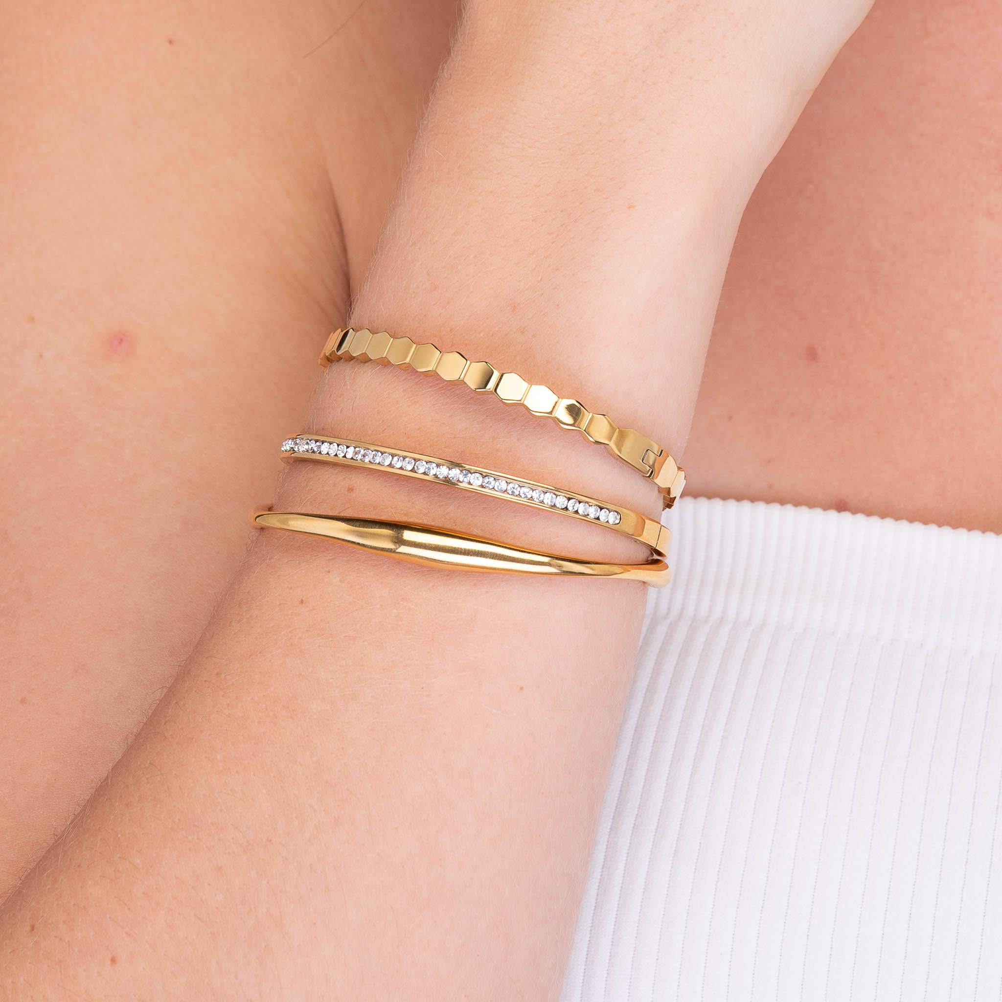 Swirl Open Cuff Bangle