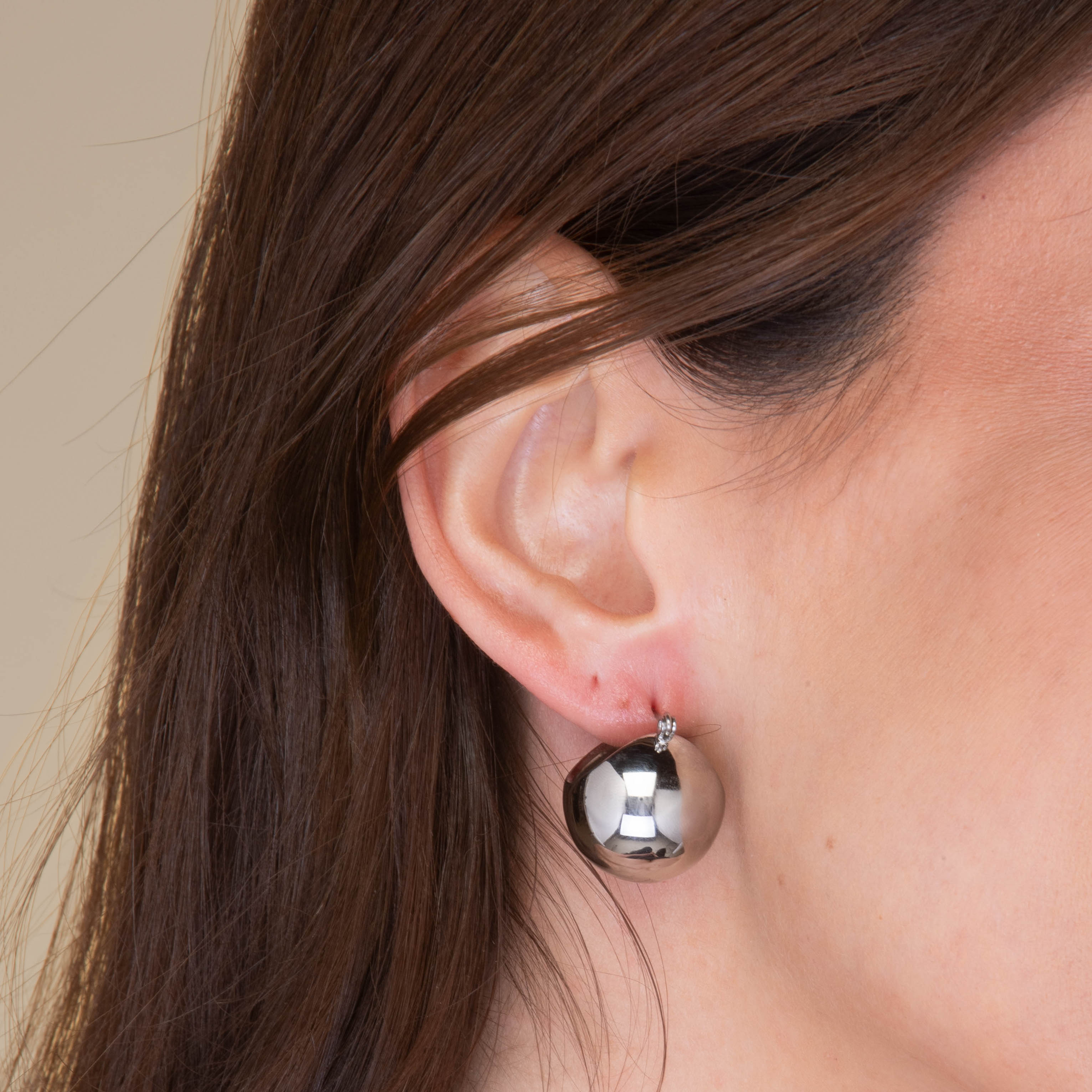 Zara Dome Statement Earrings