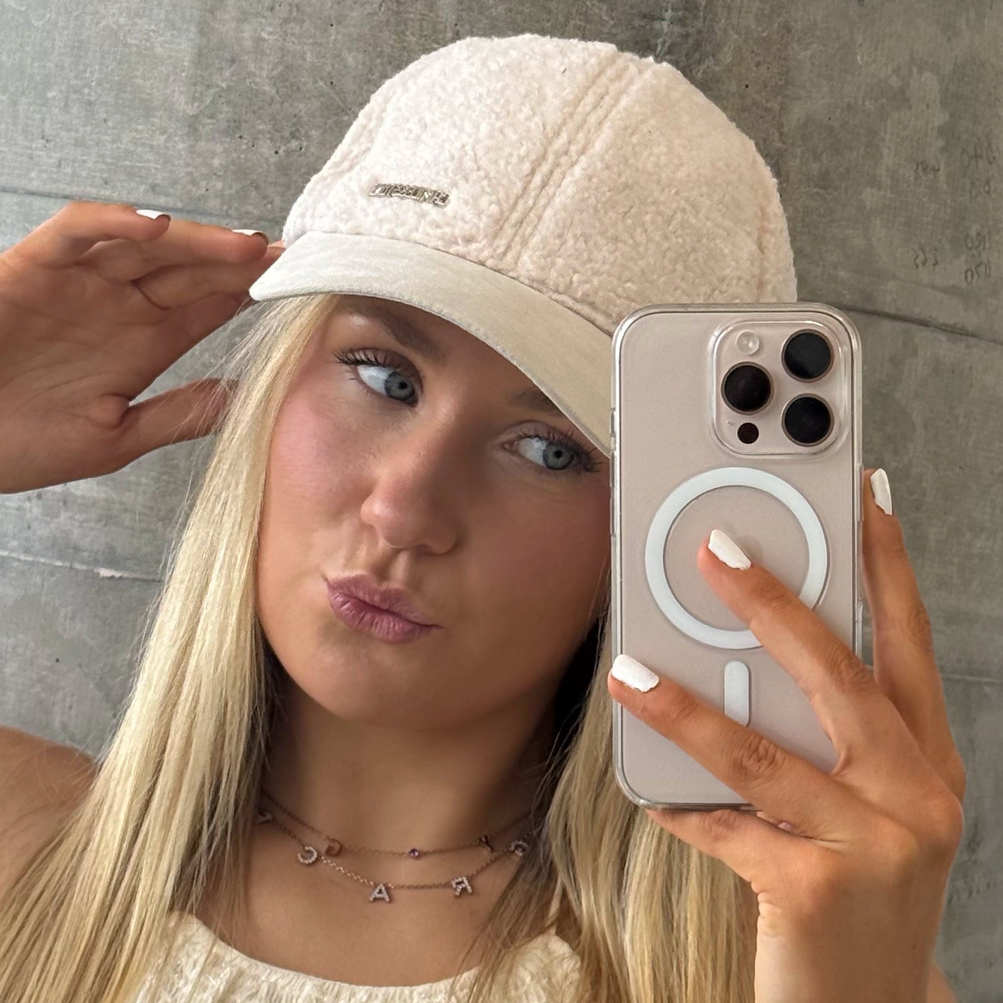 Beige Cloud Cap