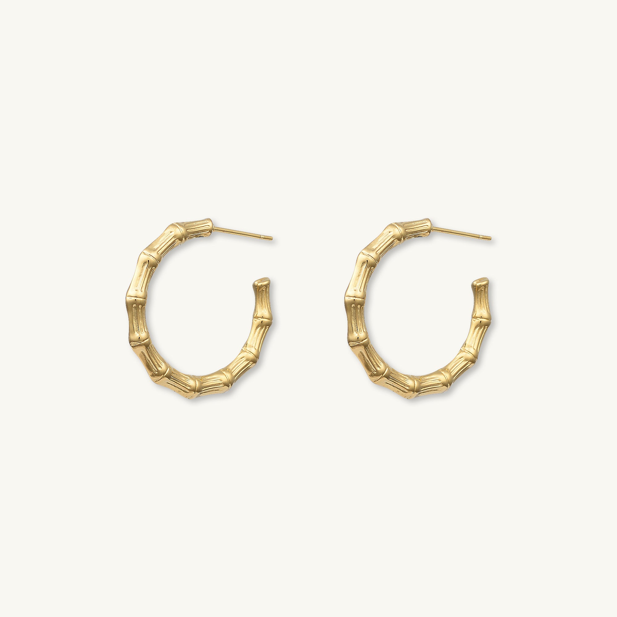 Amara Statement C Hoop Earrings