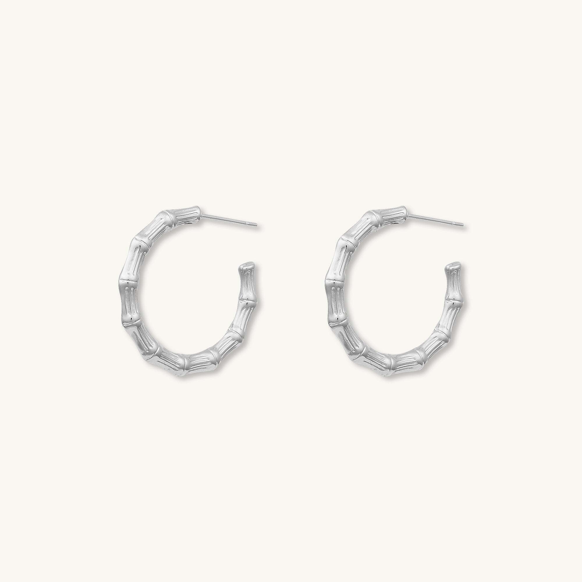 Amara Statement C Hoop Earrings