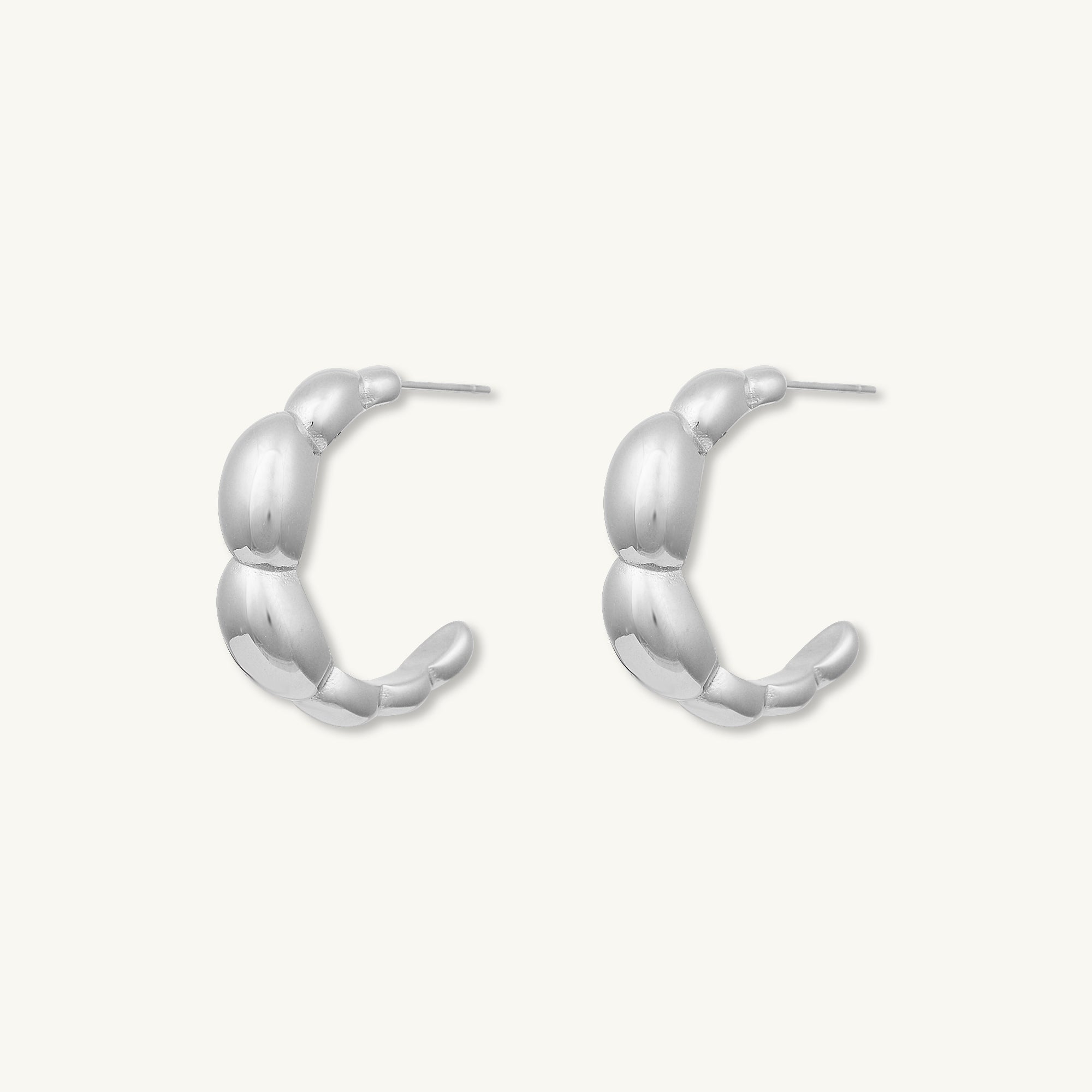 Giselle Dome Hoop Earrings